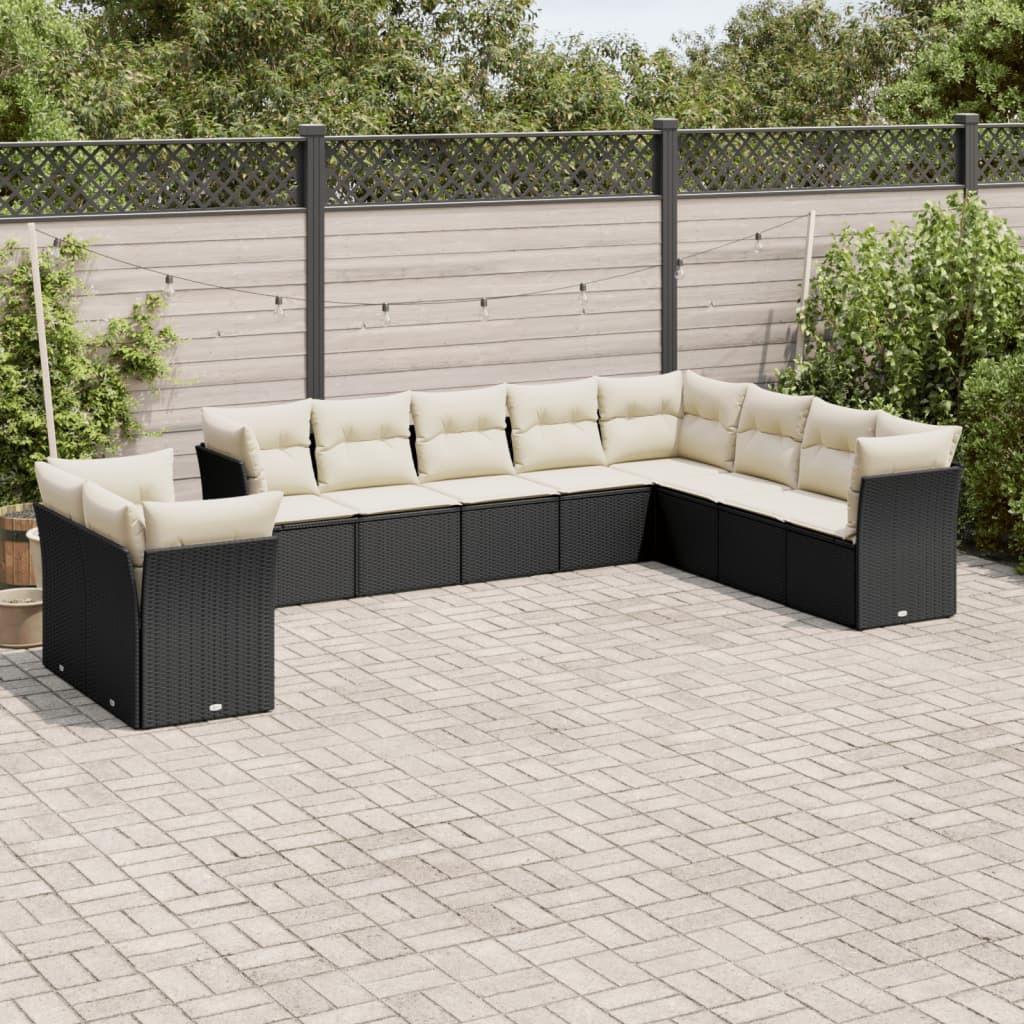 VidaXL Garten sofagarnitur poly-rattan
