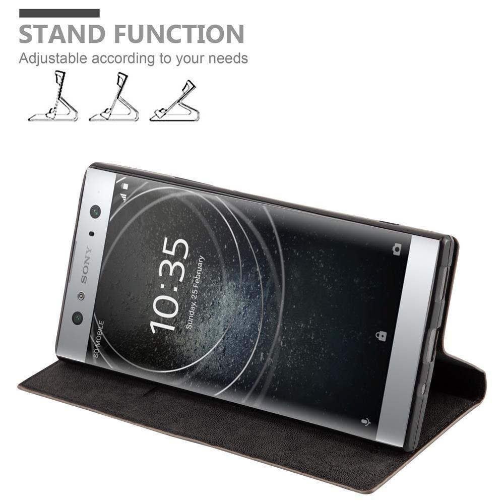 Cadorabo Hülle für Sony Xperia XA2 ULTRA Magnetverschluss, Kartenfach