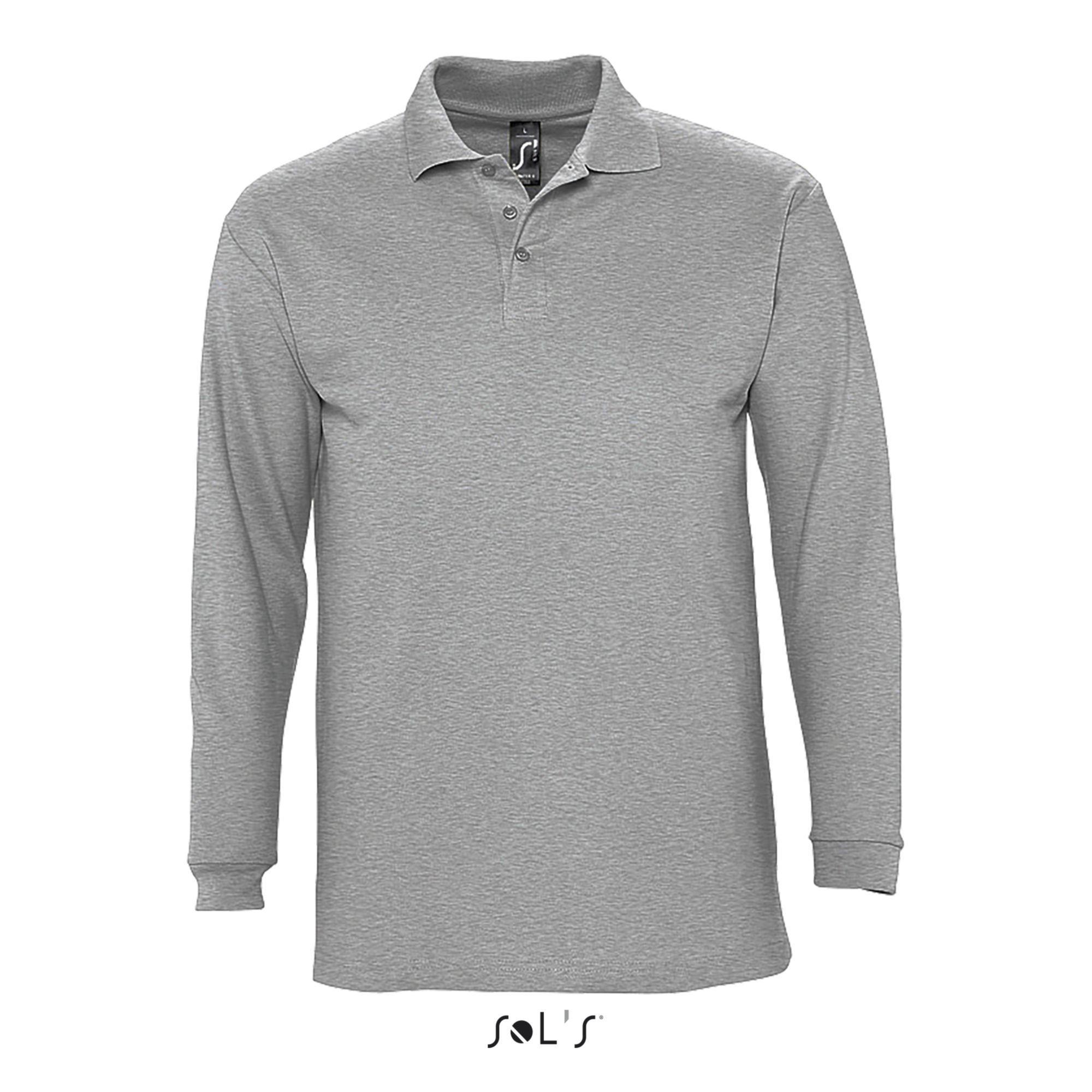 SOLS Winter II Langarm Polo-Shirt