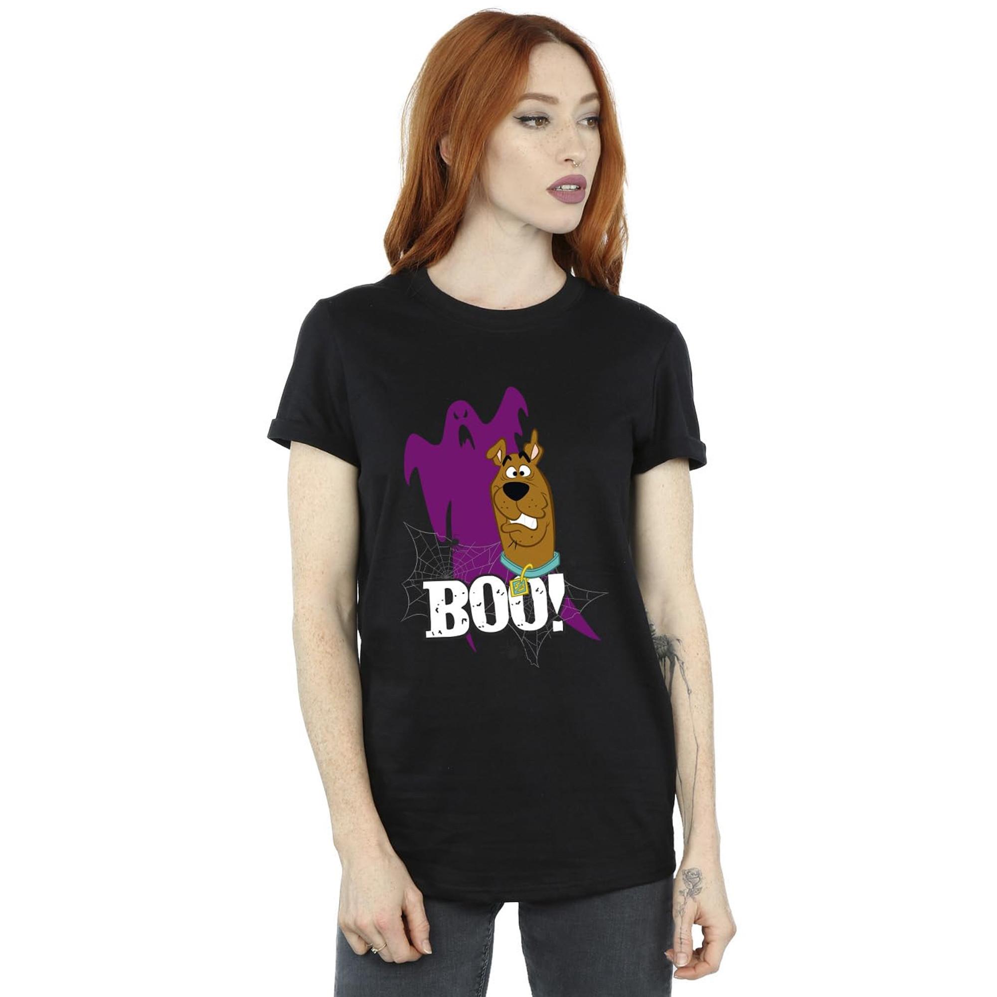 SCOOBY DOO Boo Geist Spinnennetz Print T-Shirt