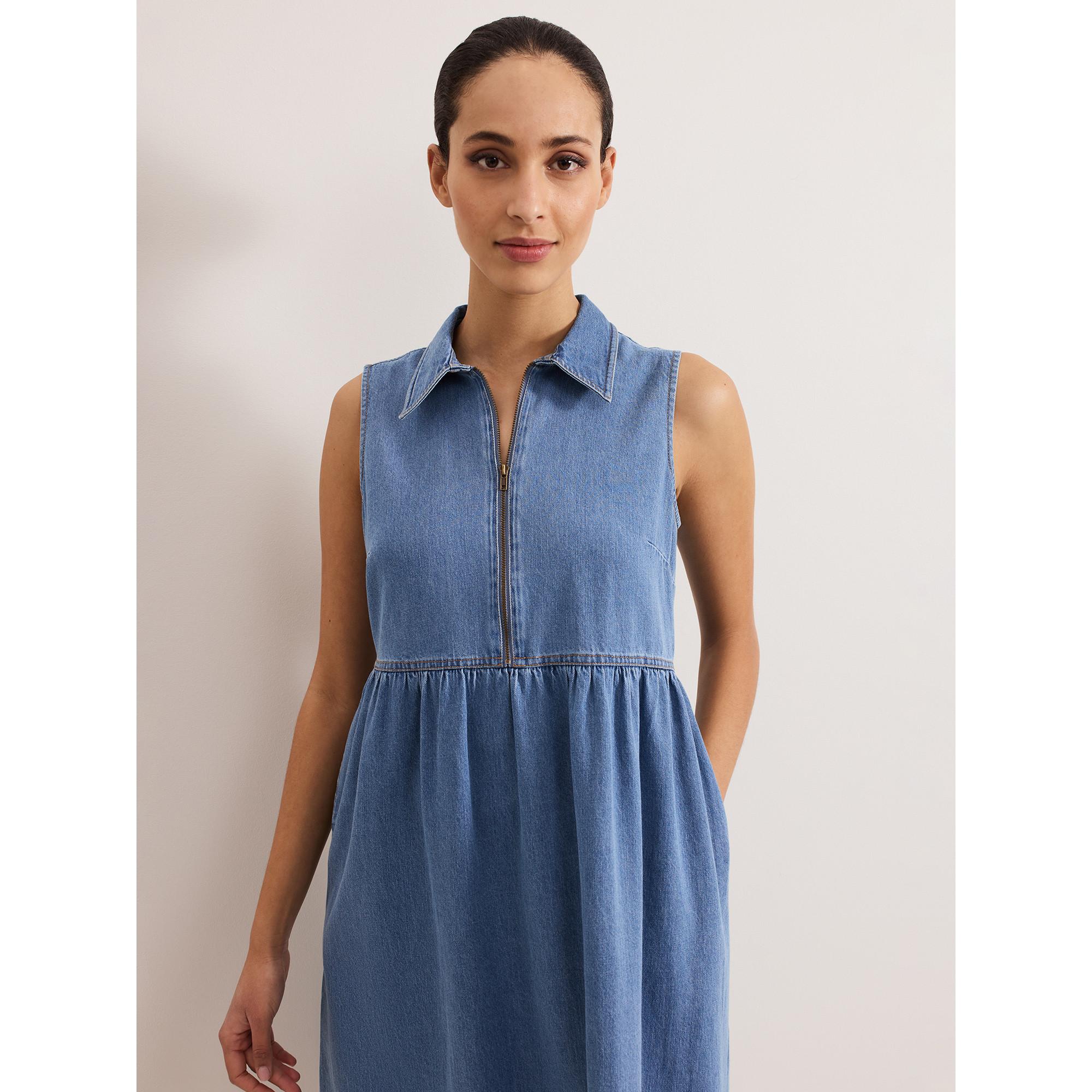 Phase Eight Blakely Jeans Midikleid