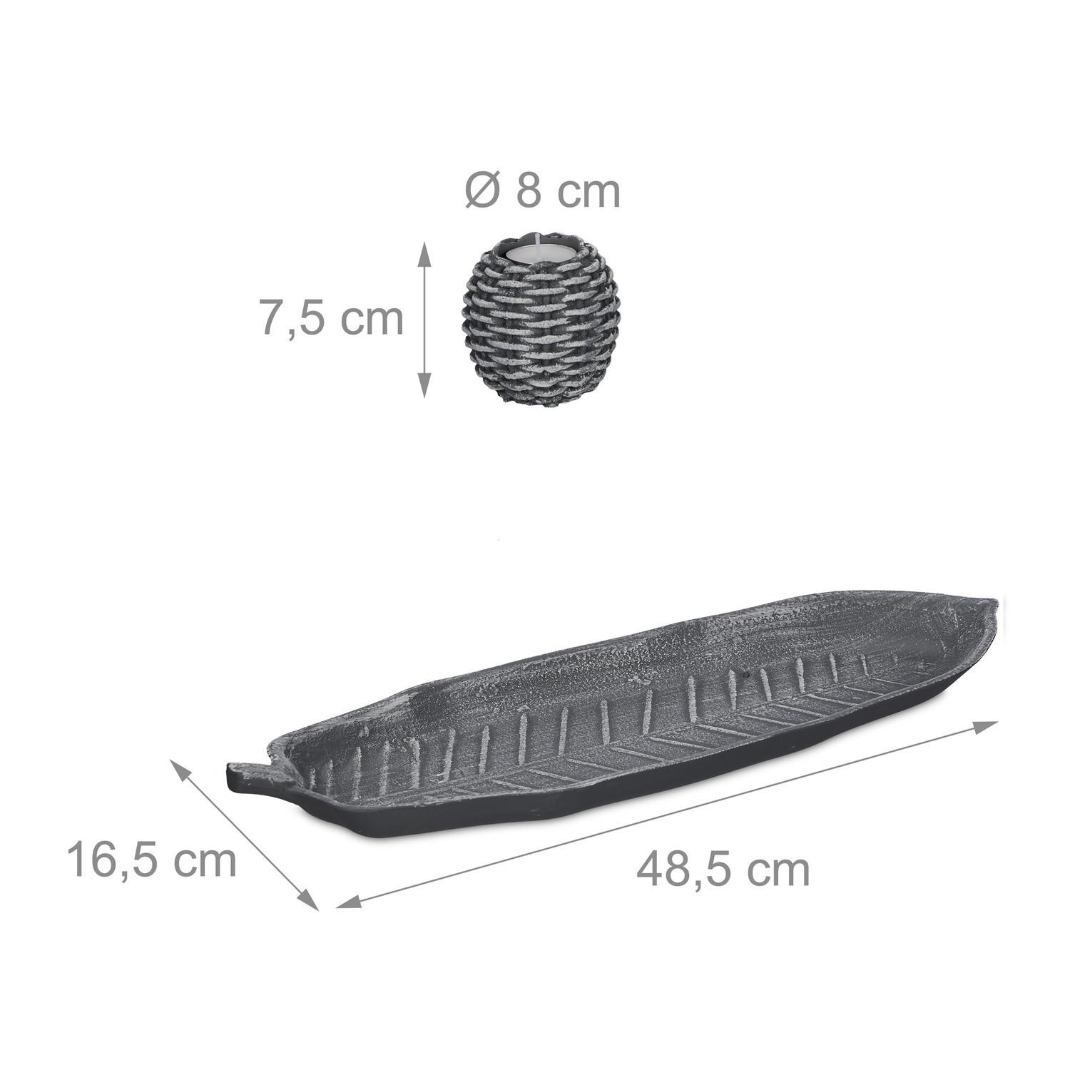 Northix Leichte Dekoration mit 4 Teelichthaltern