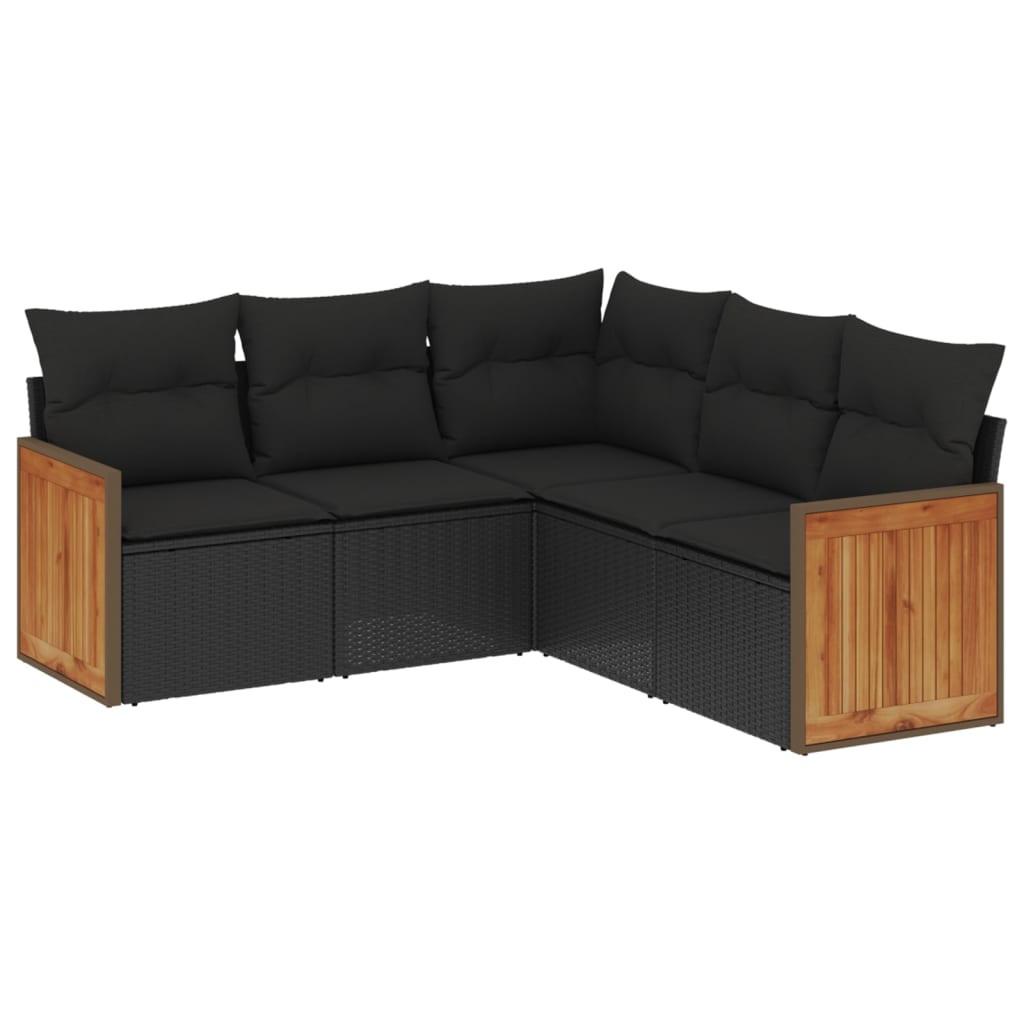 VidaXL Garten sofagarnitur poly-rattan
