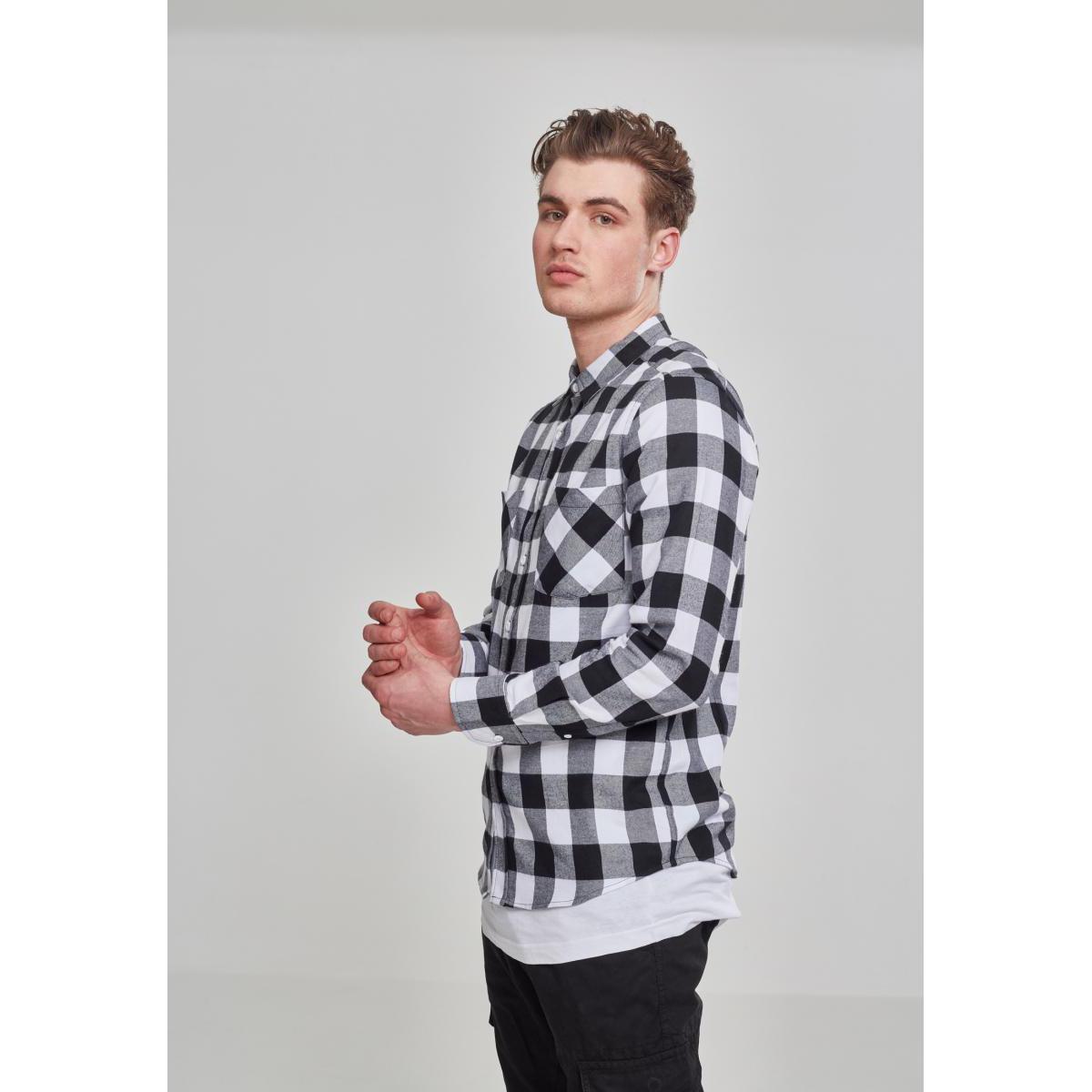 URBAN CLASSICS Basic Fane Kariertes Hemd
