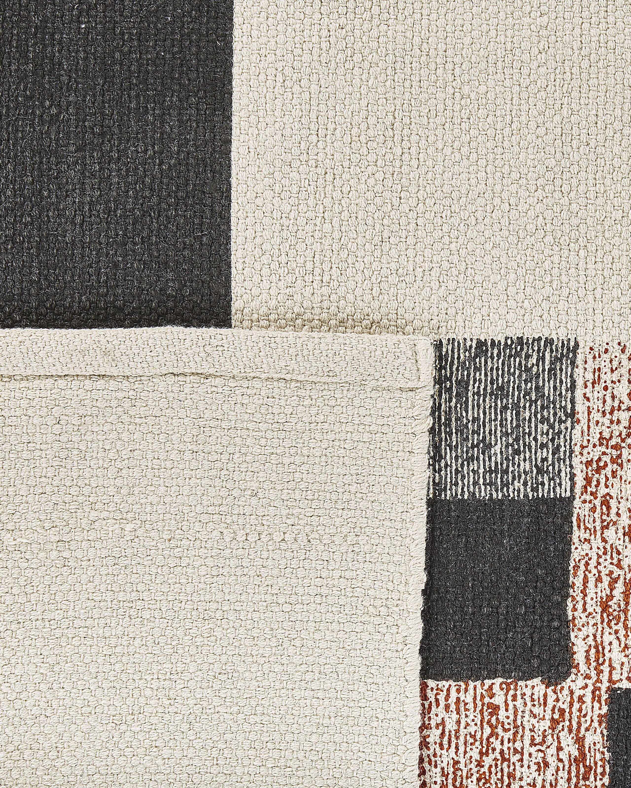 Beliani Teppich aus Baumwolle Modern KAKINADA