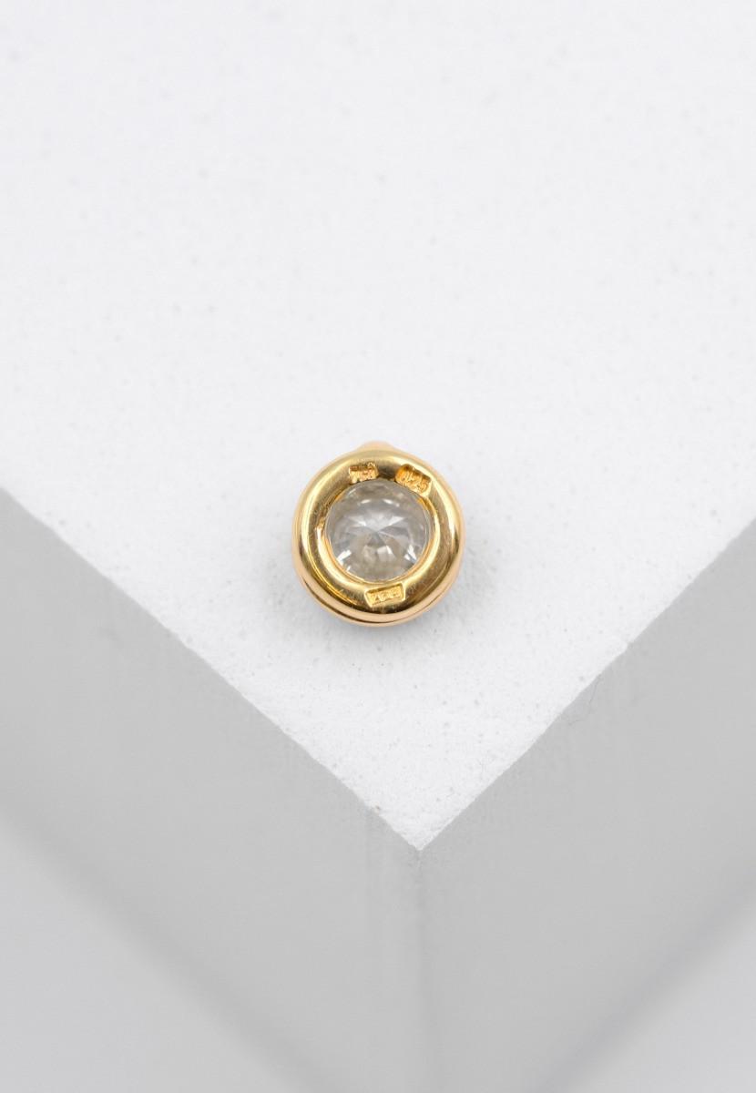 MUAU Schmuck Anhänger Diamant 0.10ct. Gelbgold 750