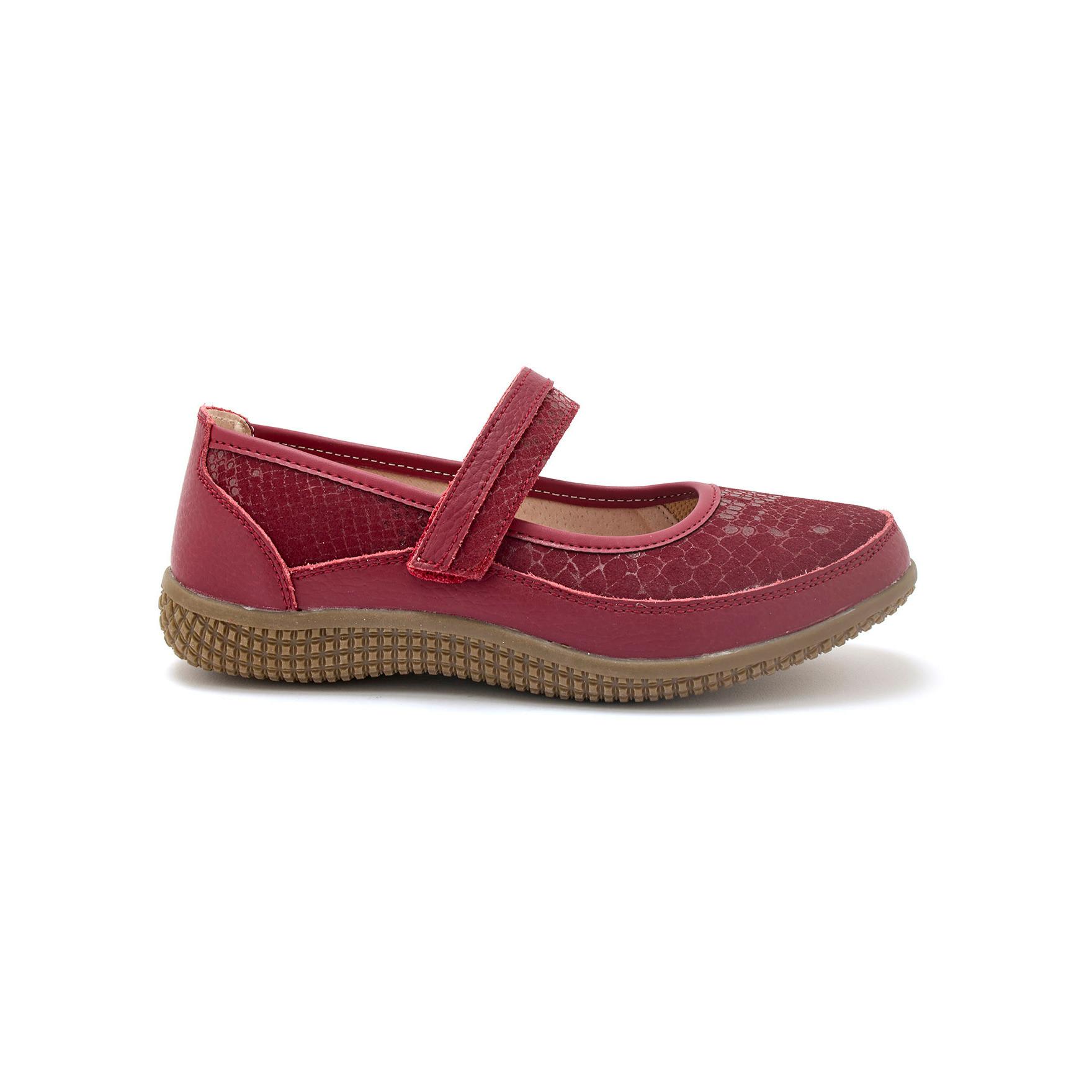 Pédiconfort damen-ballerinas aus leder mit luftsohle