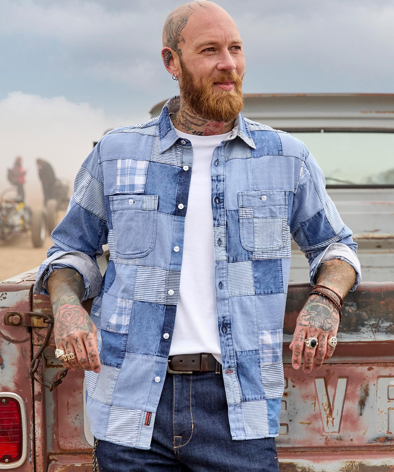 Joe Browns Gemischtes Patchwork Shirt