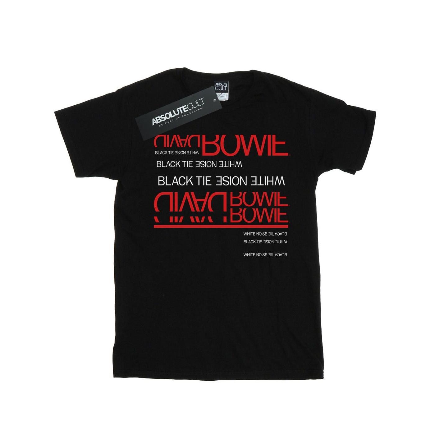 David Bowie Black Tie White Noise Print T-Shirt