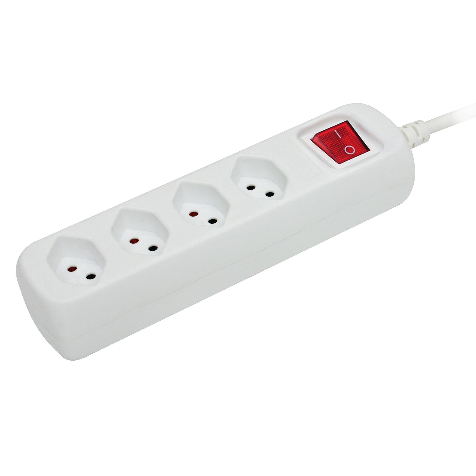 STEFFEN Power Easy Steckdosenleiste für 4 Stecker