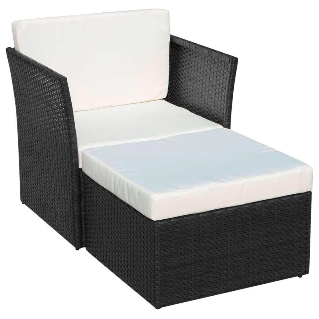 VidaXL Gartenstuhl poly-rattan