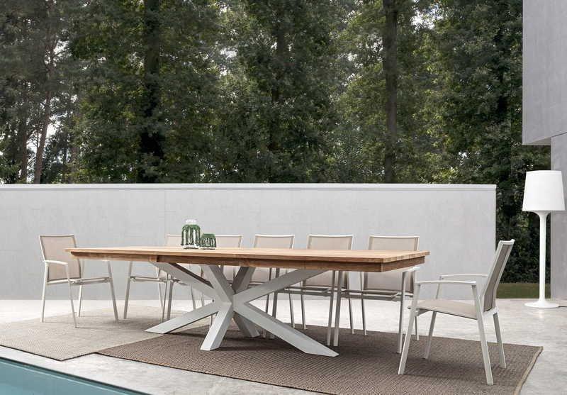 mutoni Gartenstuhl mit Armlehne Cruise