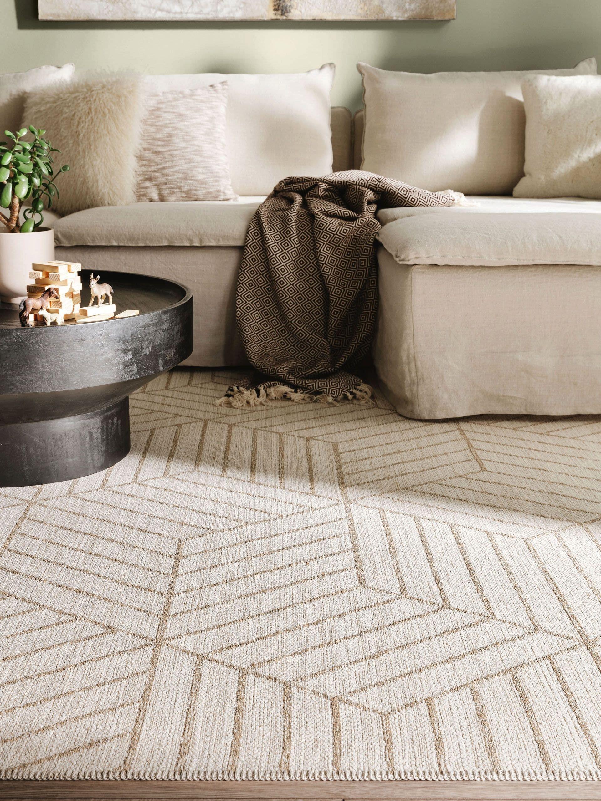 Benuta Flachgewebeteppich Elena CreamBeige