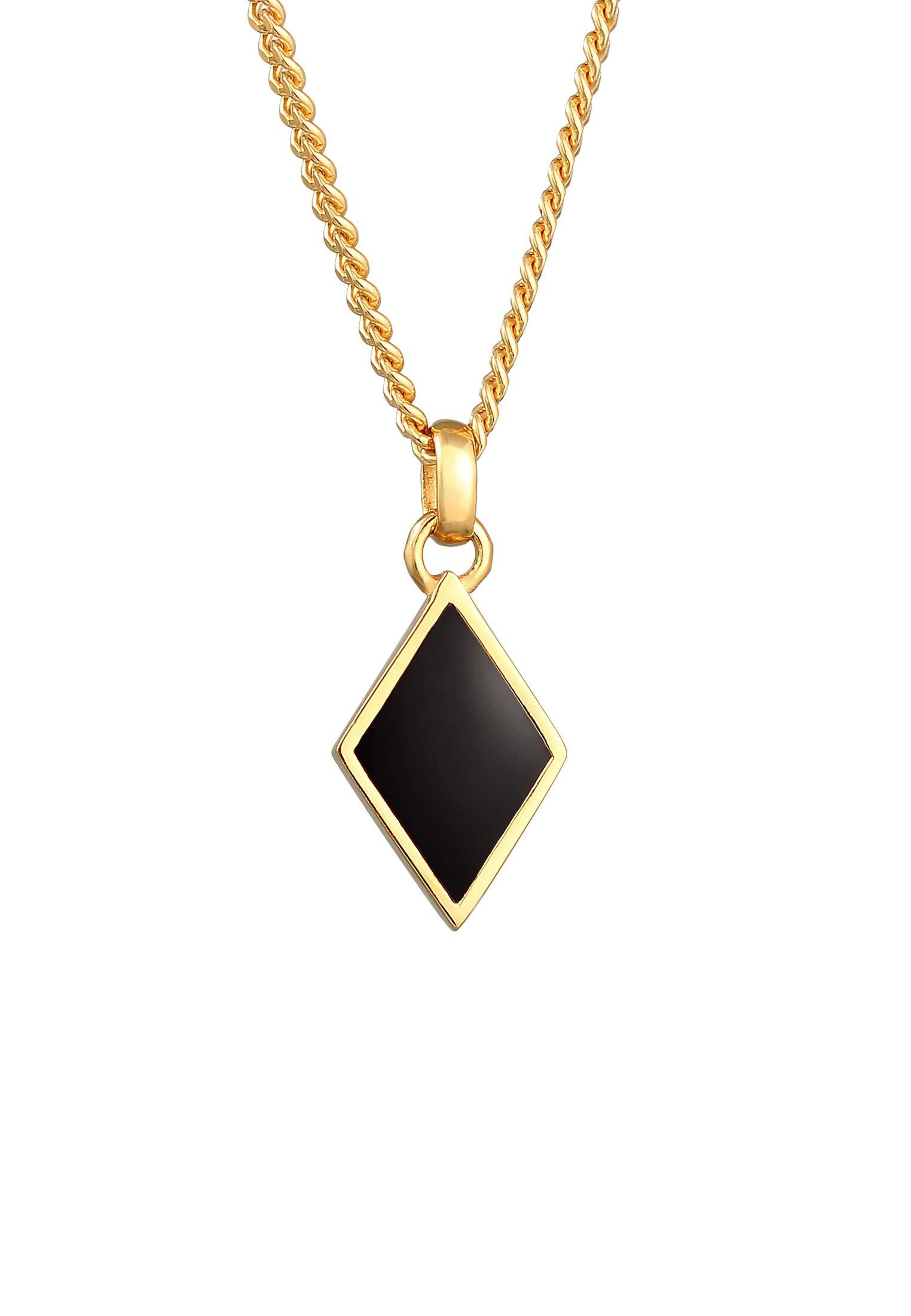 Kuzzoi Halskette Raute Emaille Geo Style 925 Silber