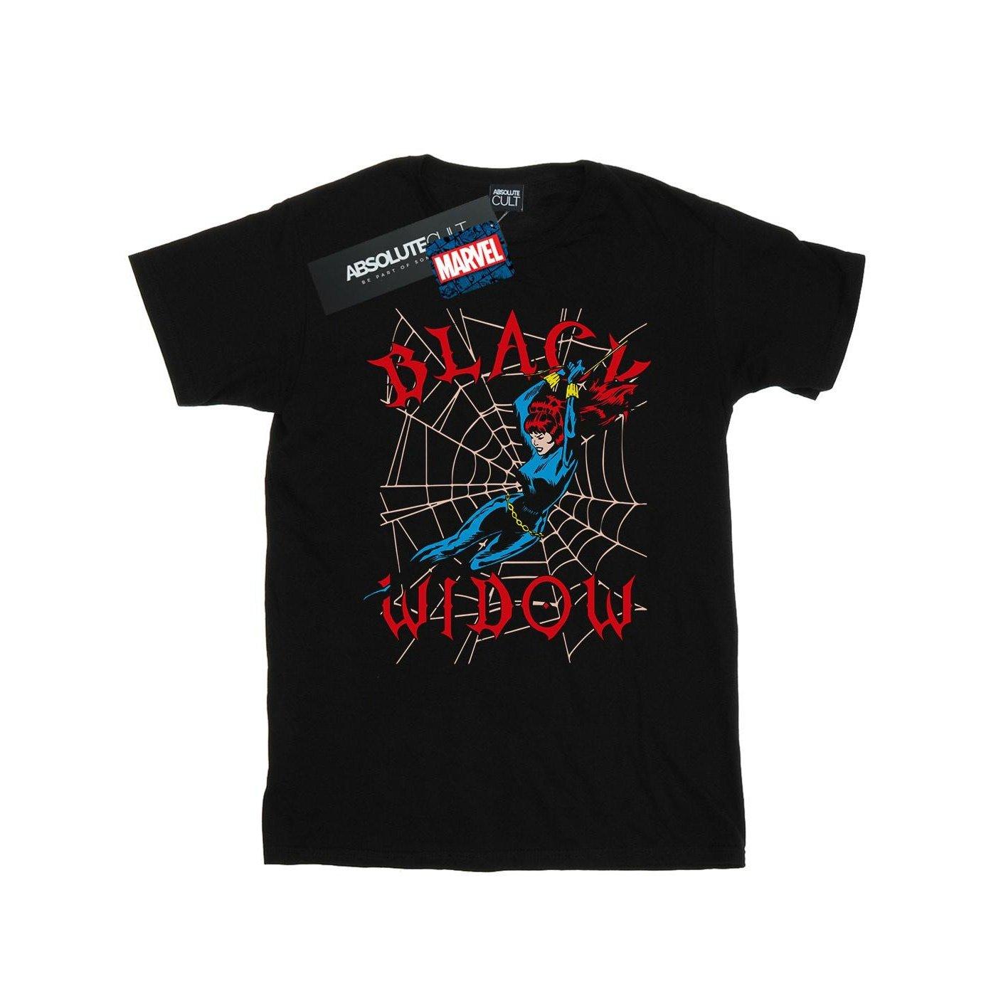 MARVEL Black Widow Spider Web T-Shirt