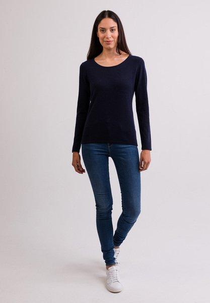 CASH-MERE.CH Kaschmir Rundhals Pullover