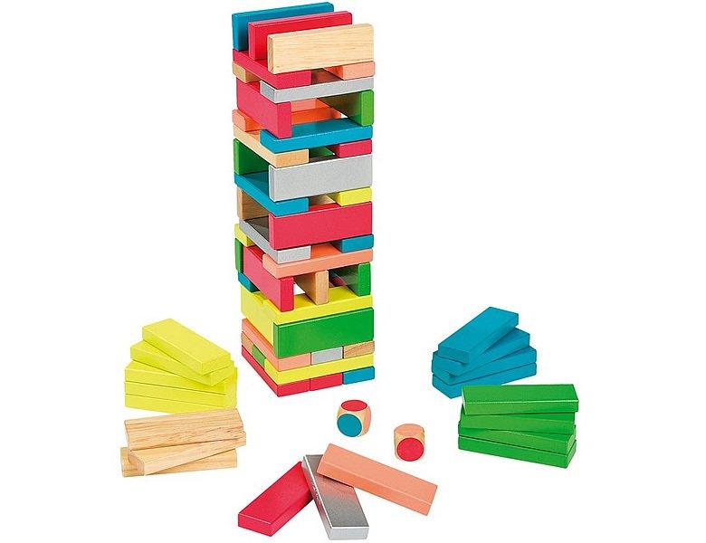 Janod Spiele Holzturm-Geschicklichkeitsspiel