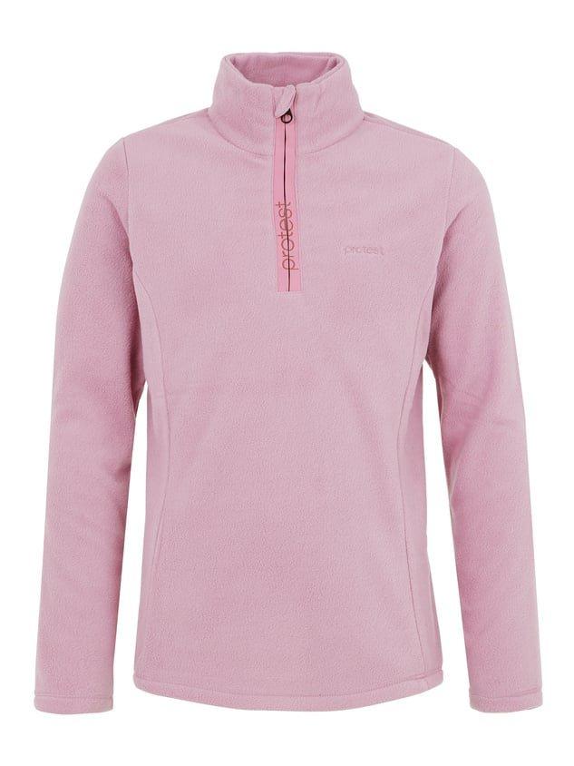 PROTEST Mädchen Fleece-Pullover MUTEY Cameo Pink
