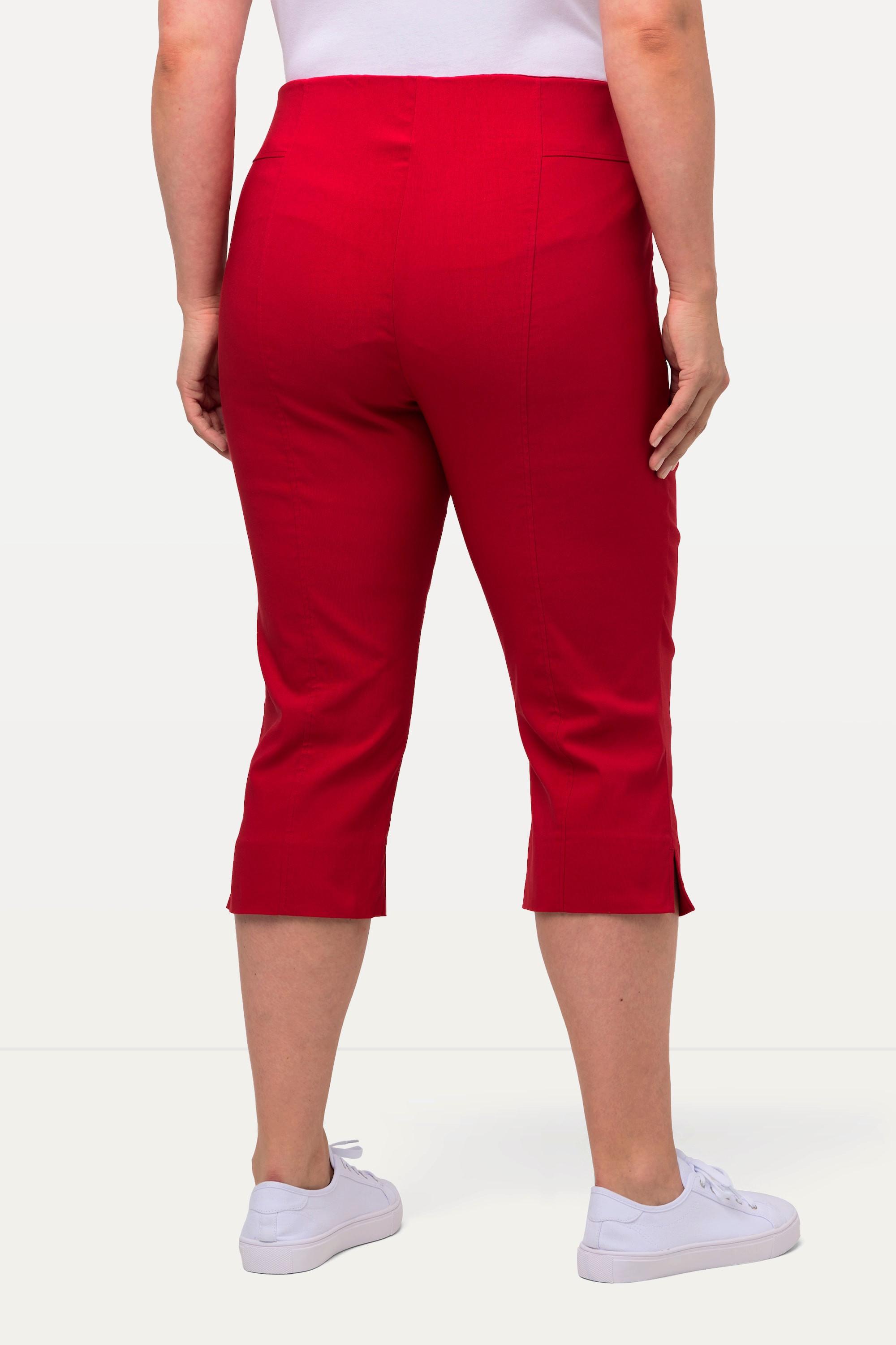 Ulla Popken Bengalin Capri hochelastisch knitterarm Gummibund