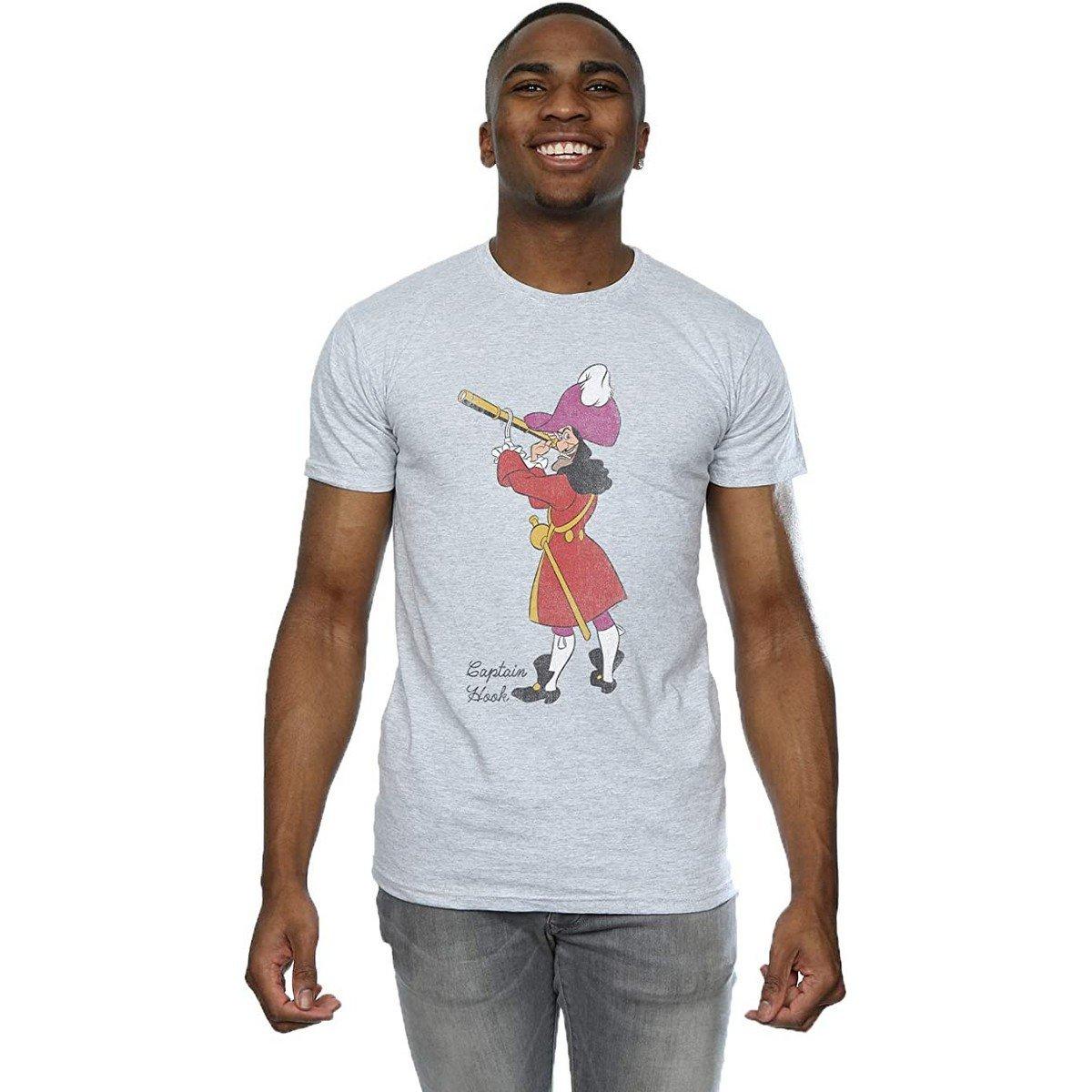 Peter Pan Classic Captain Hook Print T-Shirt