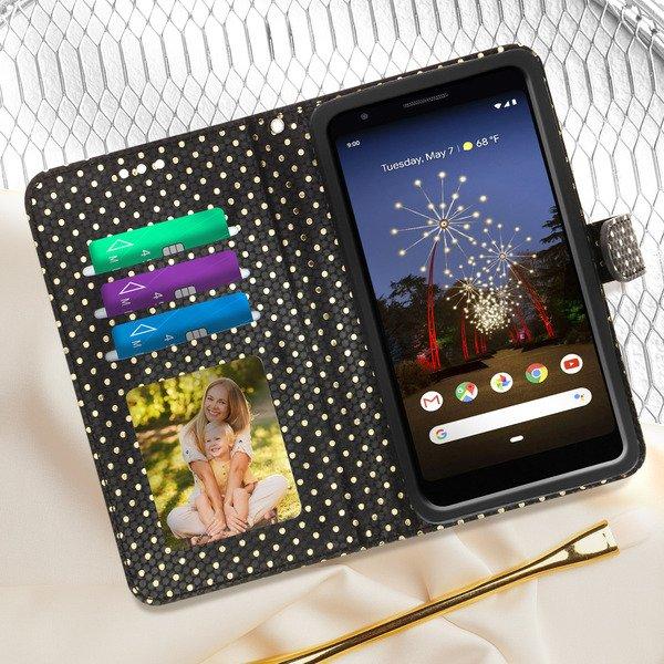 Avizar Flip Cover Tupfen Größe S – Schwarz