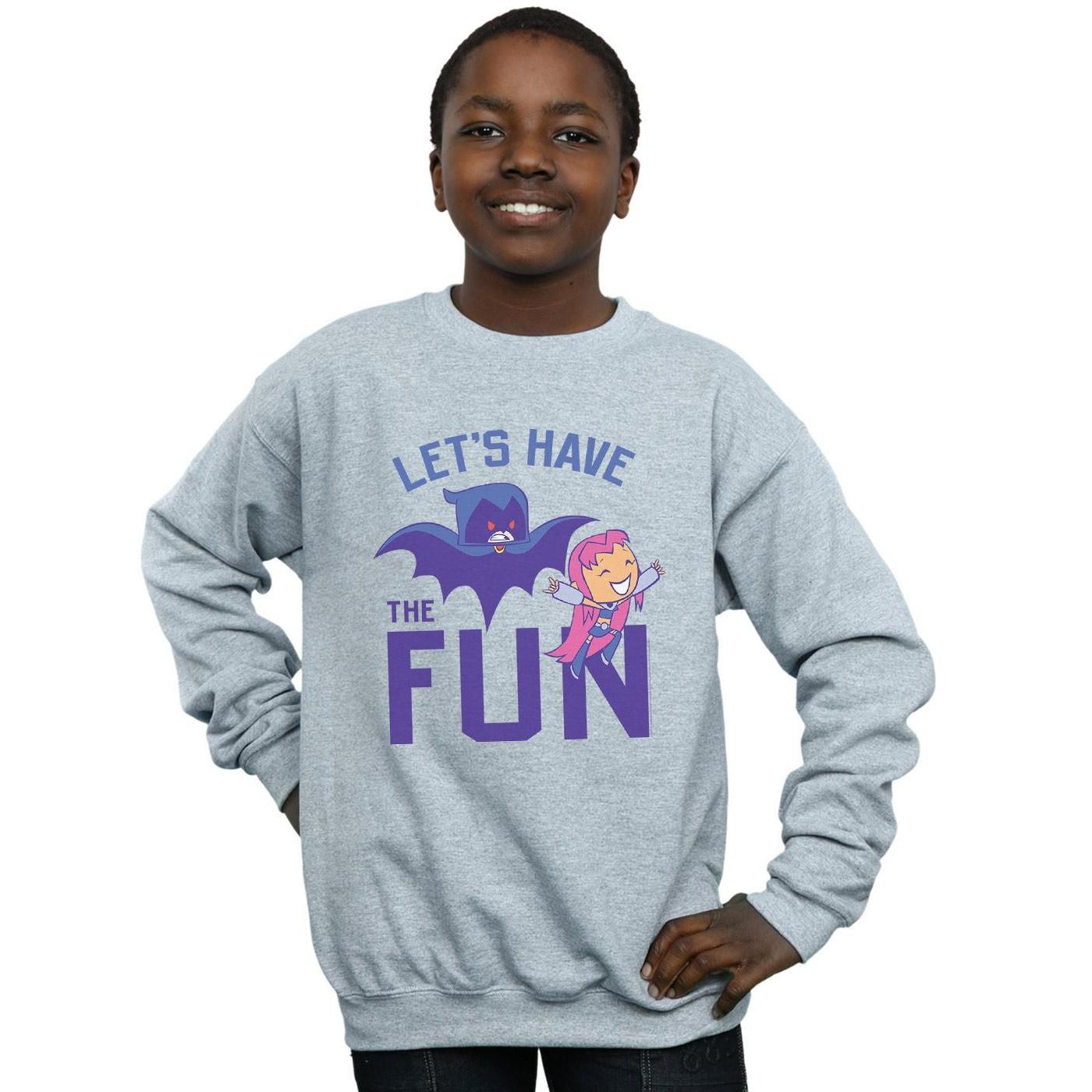 DC COMICS Teen Titans Go Let's Have The Fun Sweatshirt