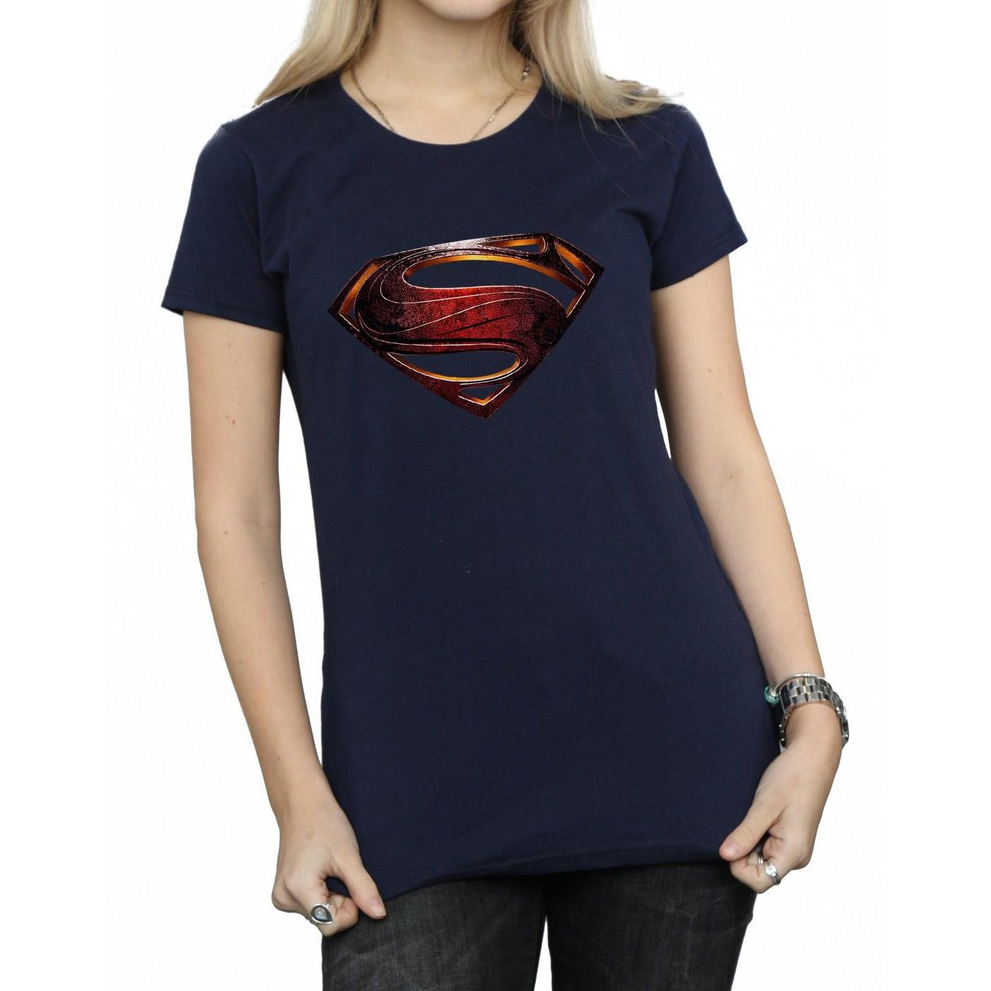 SUPERMAN Distressed Shield Logo T-Shirt