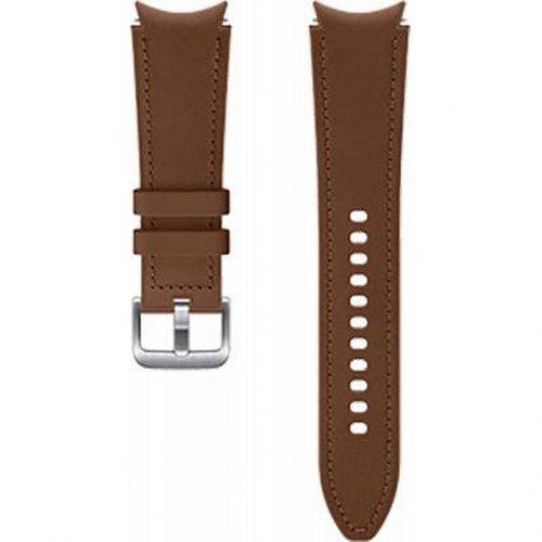 SAMSUNG Leder-Hybridarmband für Galaxy Watch 4 Classic 130 mm M/L Camel