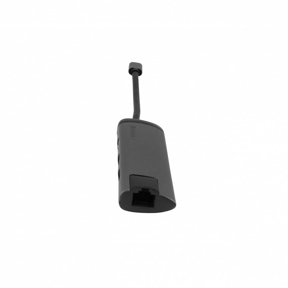 Verbatim USB-C ADAPTER USB 3.1 USB 3.0 X2HDMI RJ45