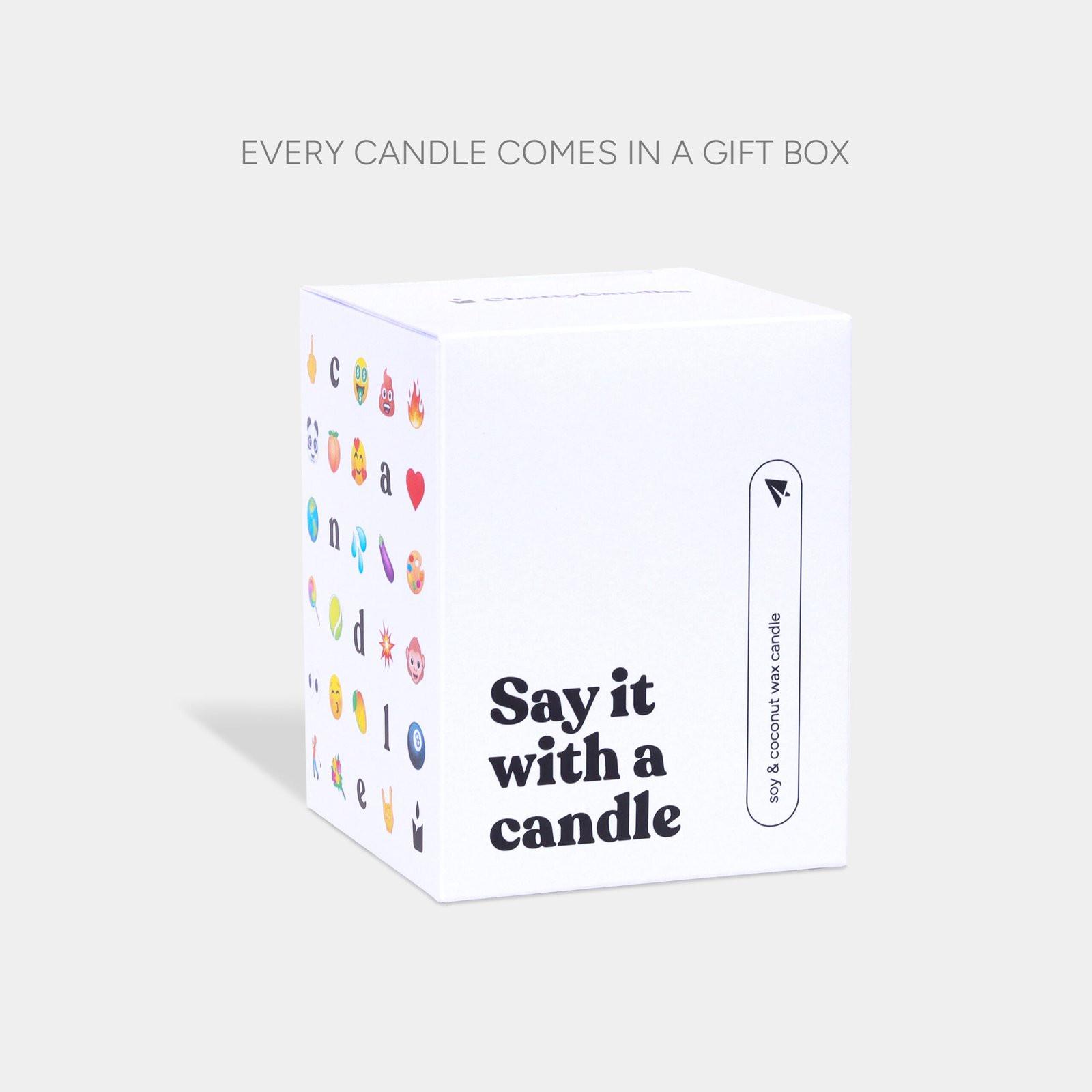 CandleHand Duftkerze Woody Riecht besser als deine Sportsachen