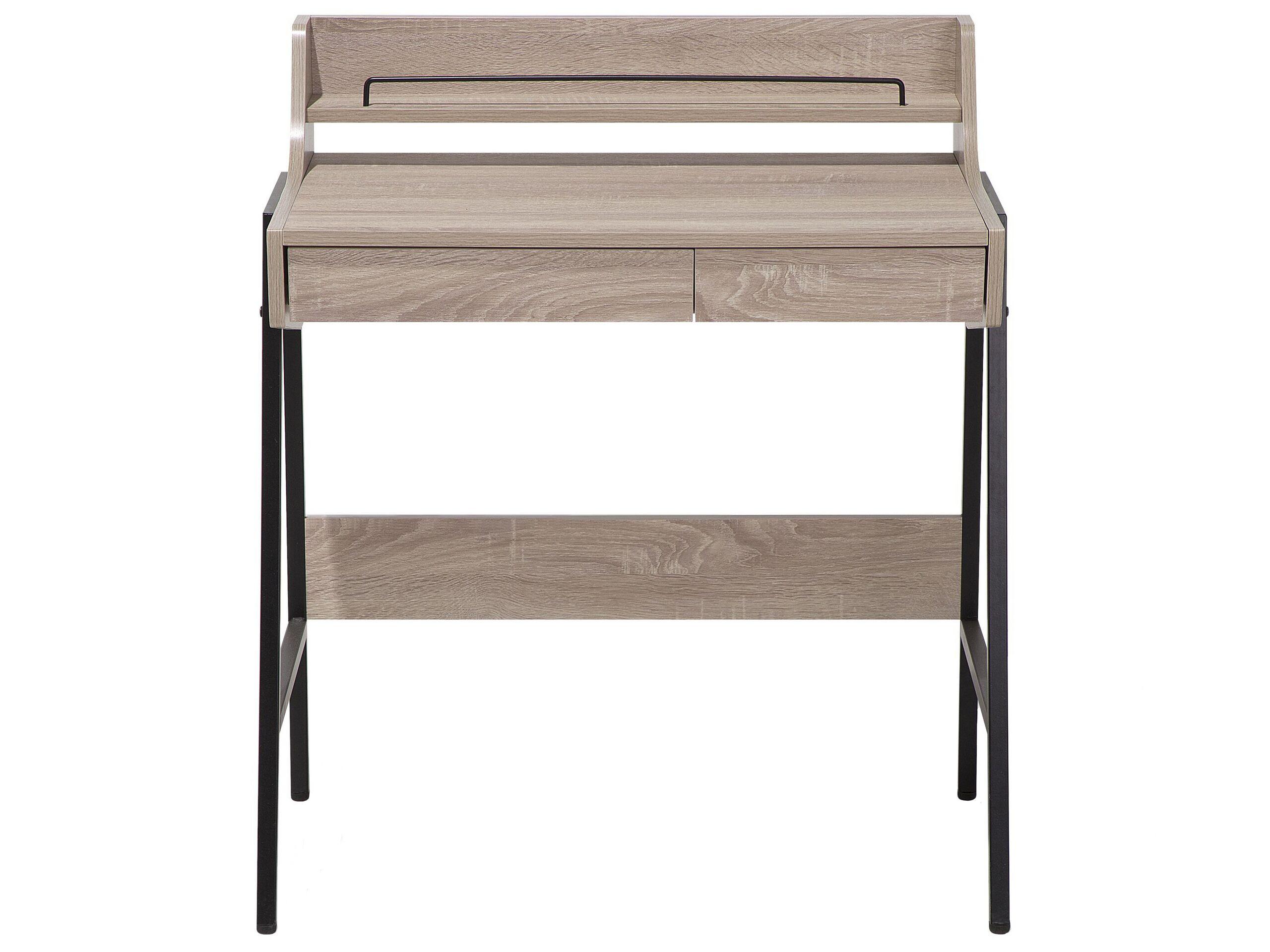 Beliani Schreibtisch aus MDF-Platte Modern BROXTON