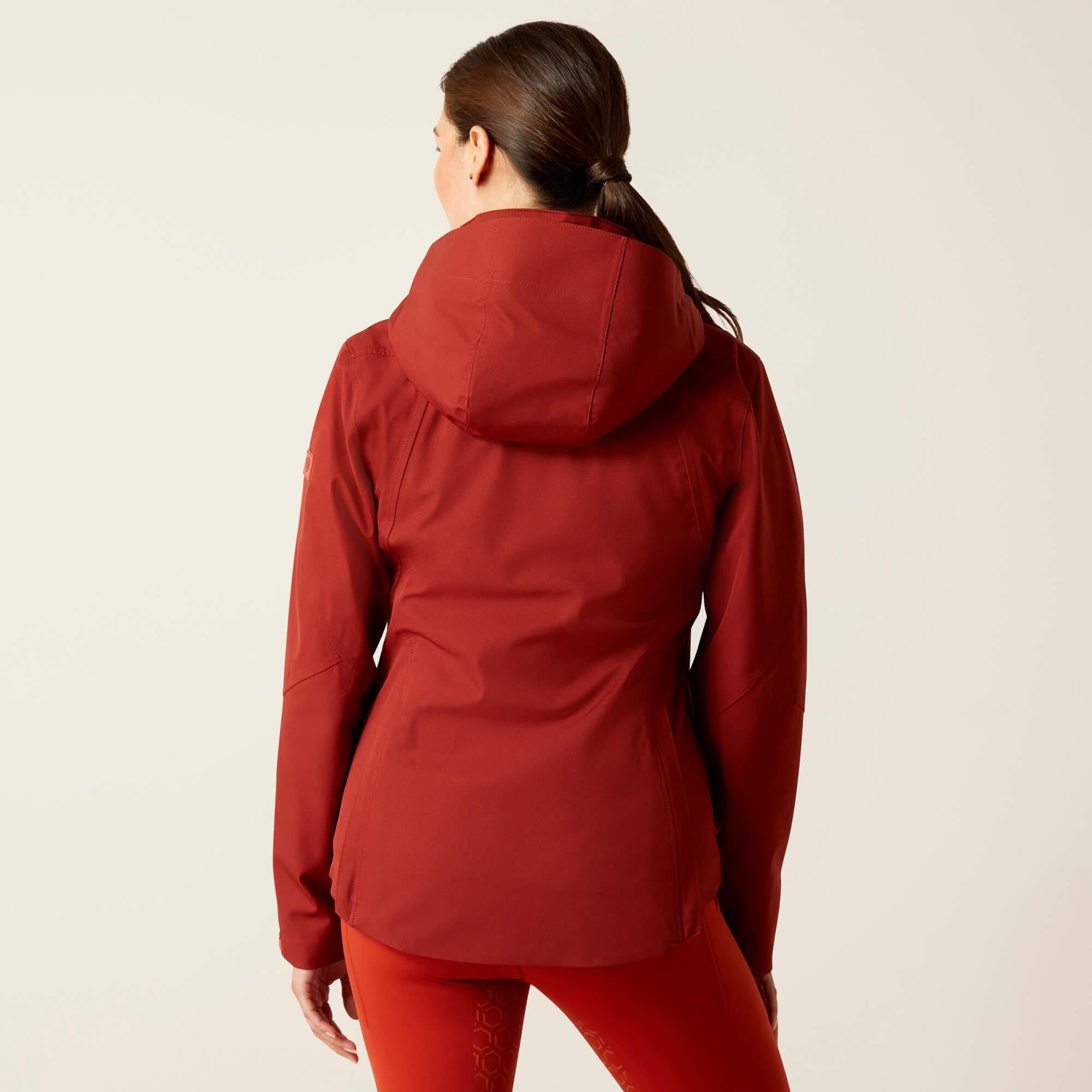 Ariat damen wasserfeste jacke mit kapuze h2o
