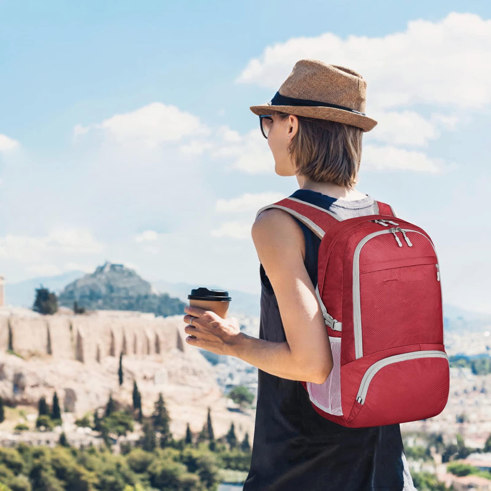 Only-bags.store Leichter faltbarer Rucksack - Packbare Rucksäcke, kleine faltbare Rucksäcke Wanderrucksack Wasserdicht