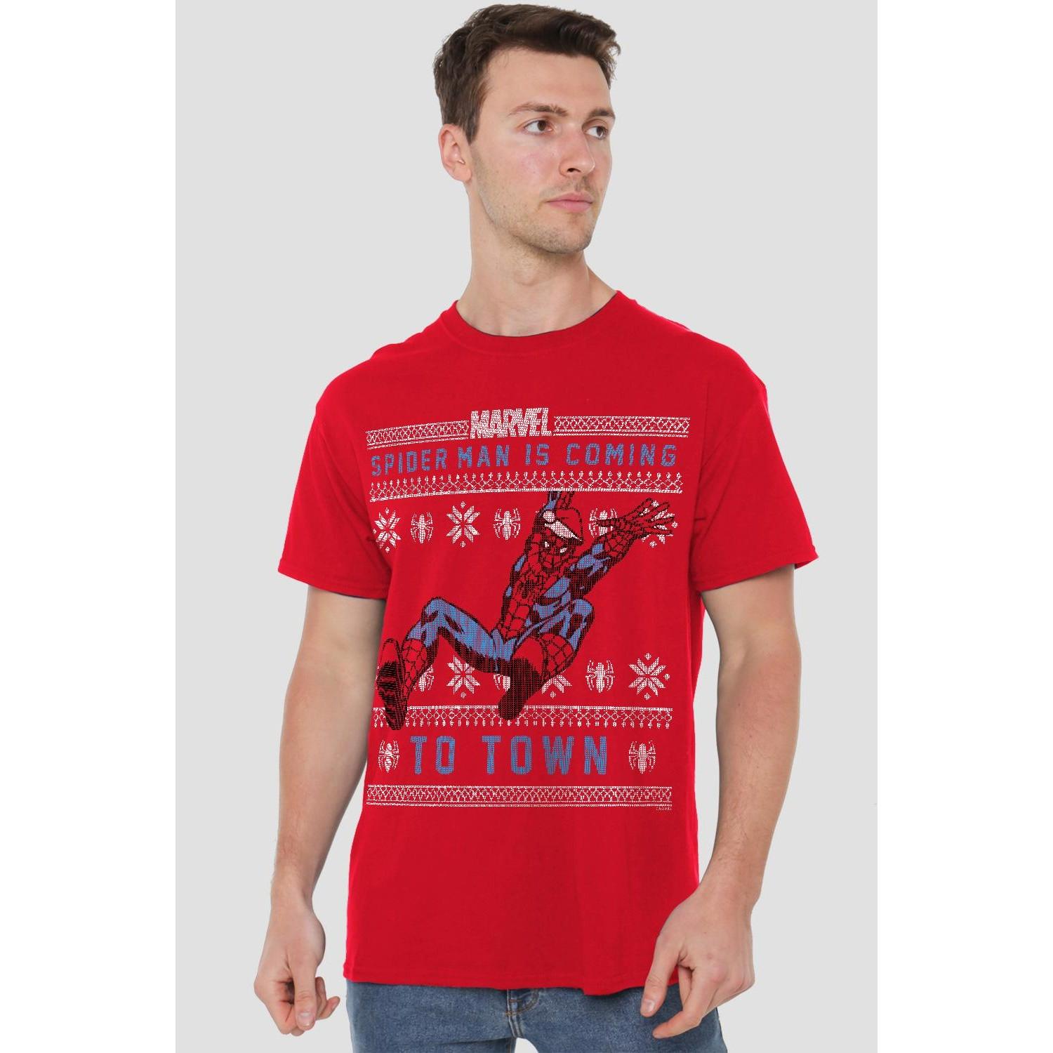 Spider-Man Is Coming To Town T-Shirt
