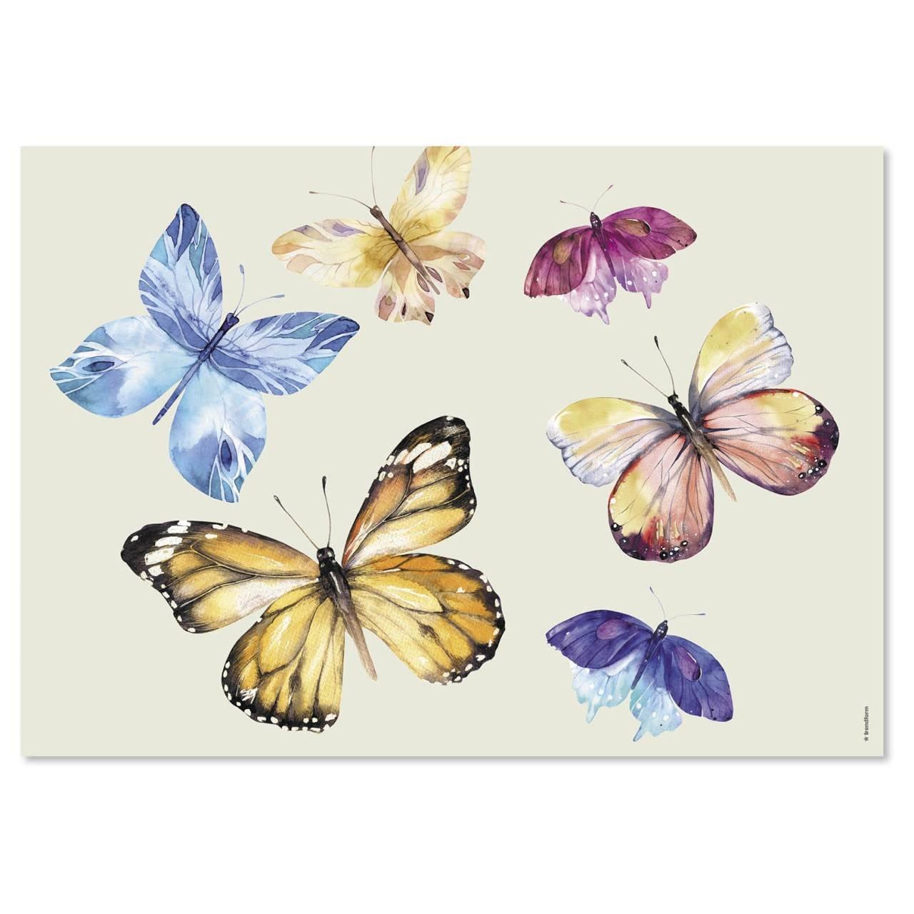 trendform Papiertischset FLY AWAY 4 Sujets à 12 Blatt