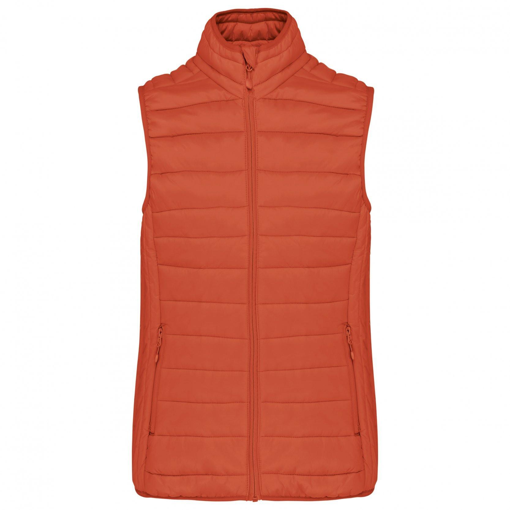 Kariban leichte ärmellose daunenjacke, damen