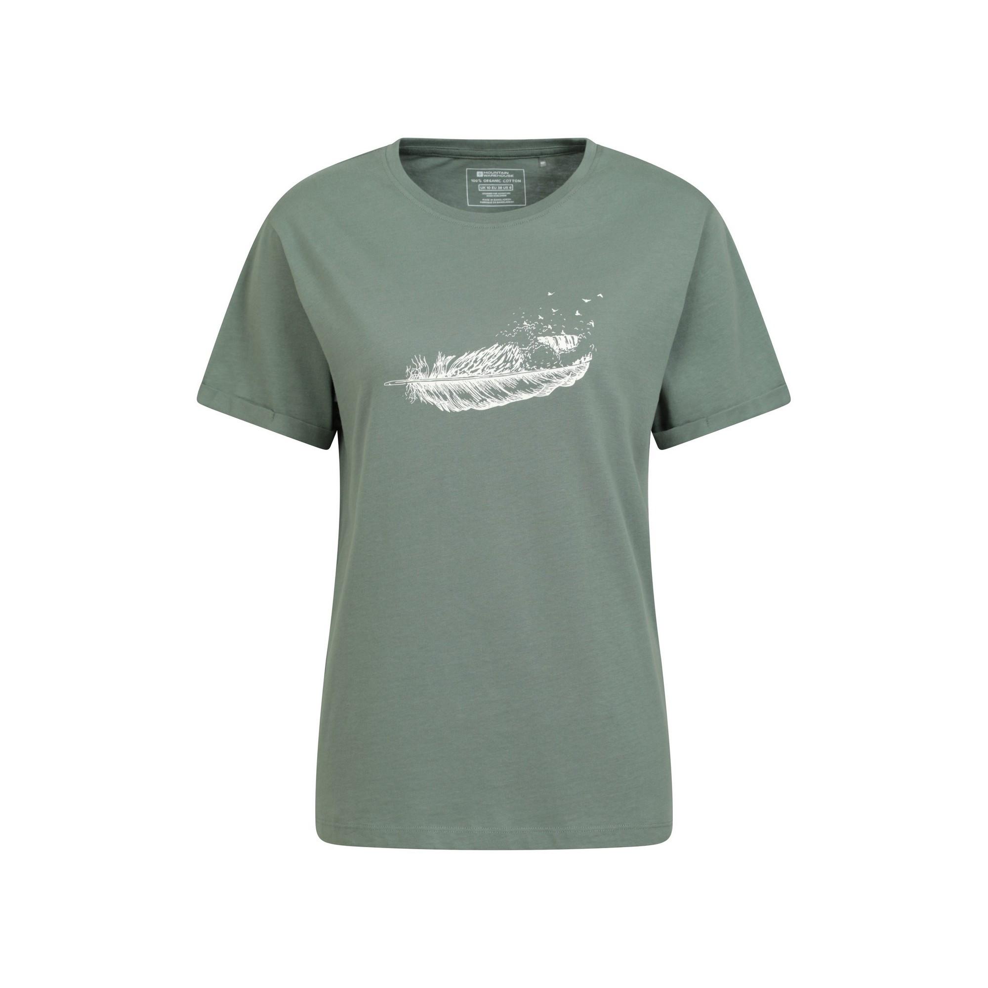 Mountain Warehouse T-Shirt mit Feder- und Wellenmuster-Print