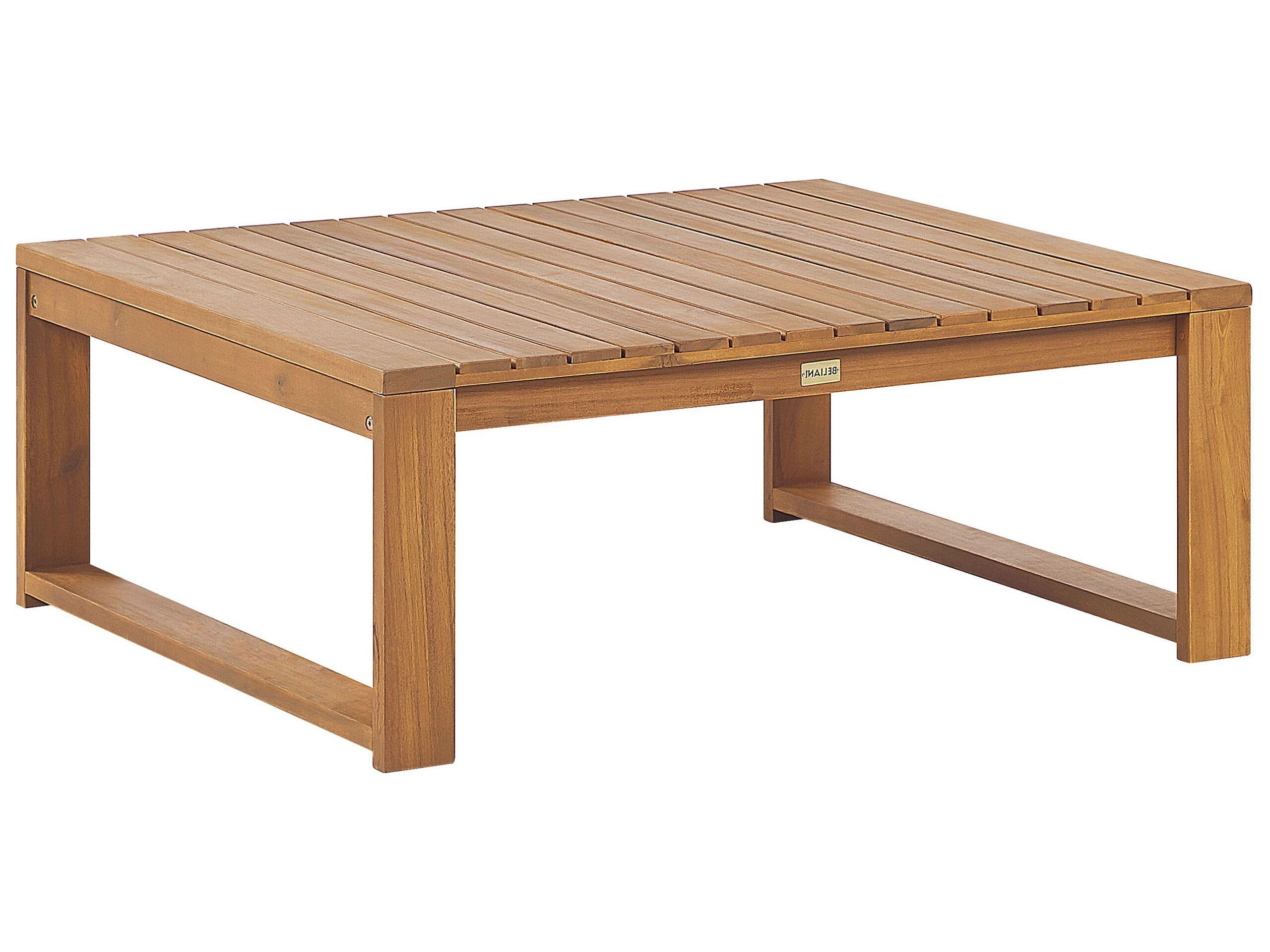 Beliani Outdoor Couchtisch aus FSC® zertifiziertes Akazienholz Modern TIMOR