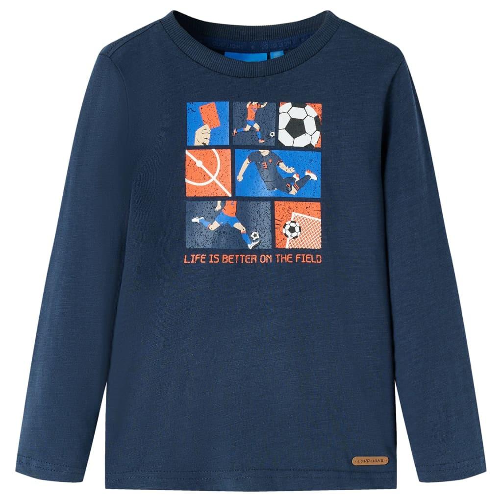 VidaXL Kinder langarmshirt baumwolle