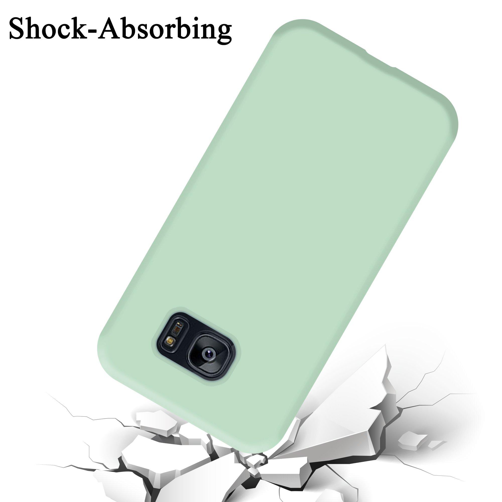 Cadorabo Hülle für Samsung Galaxy S7 EDGE TPU Silikon Liquid