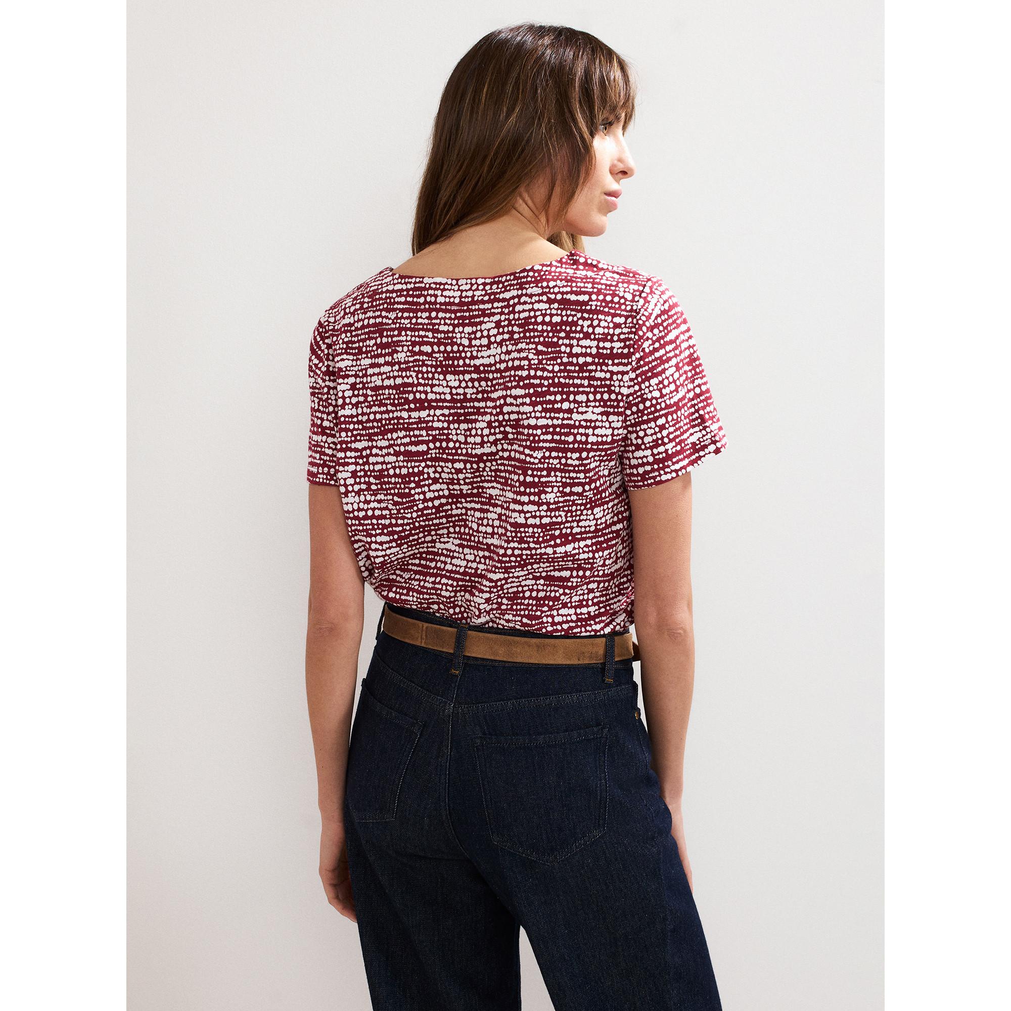 Phase Eight Bedrucktes Kurzarm Top