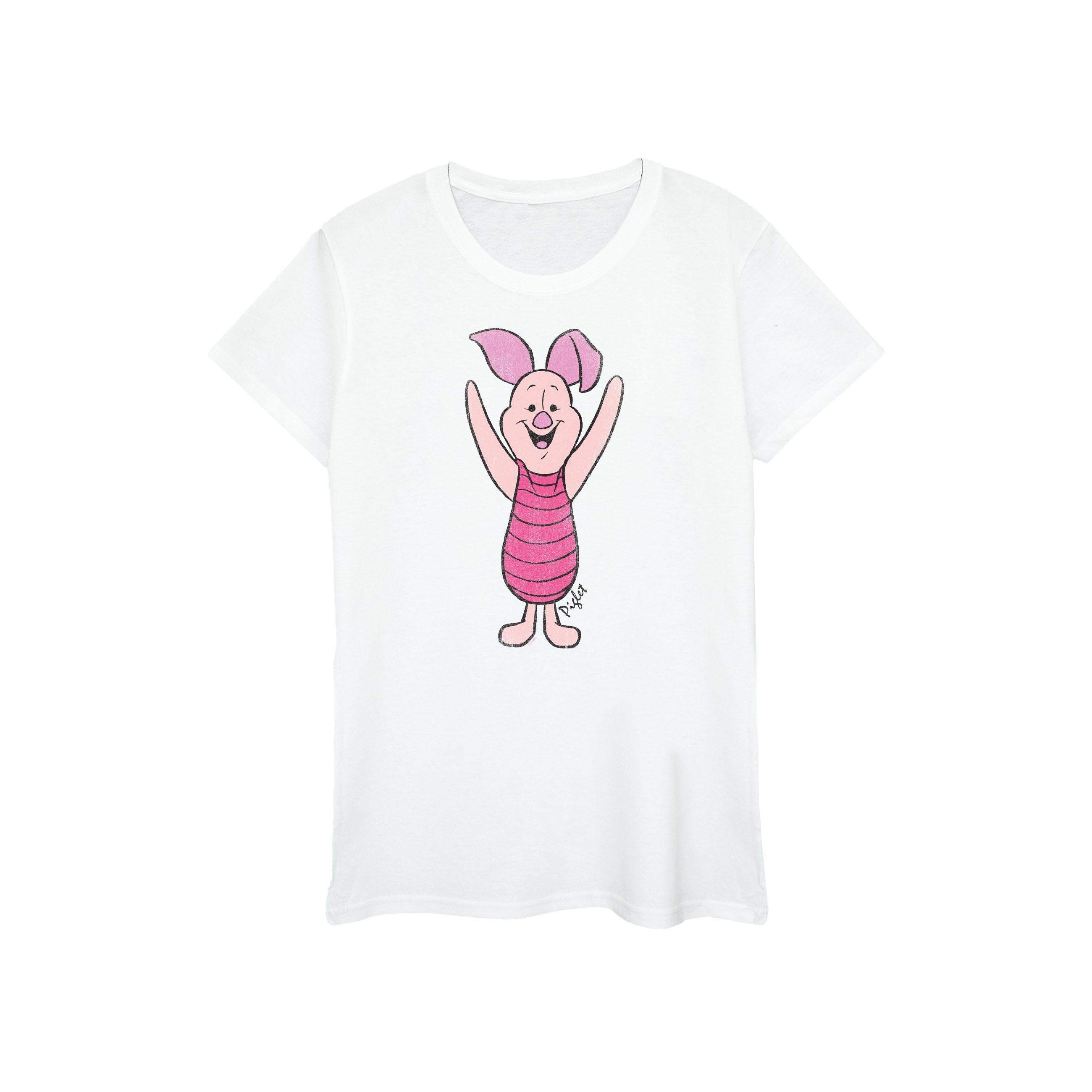 Winnie the Pooh Ferkel Grafik Print T-Shirt