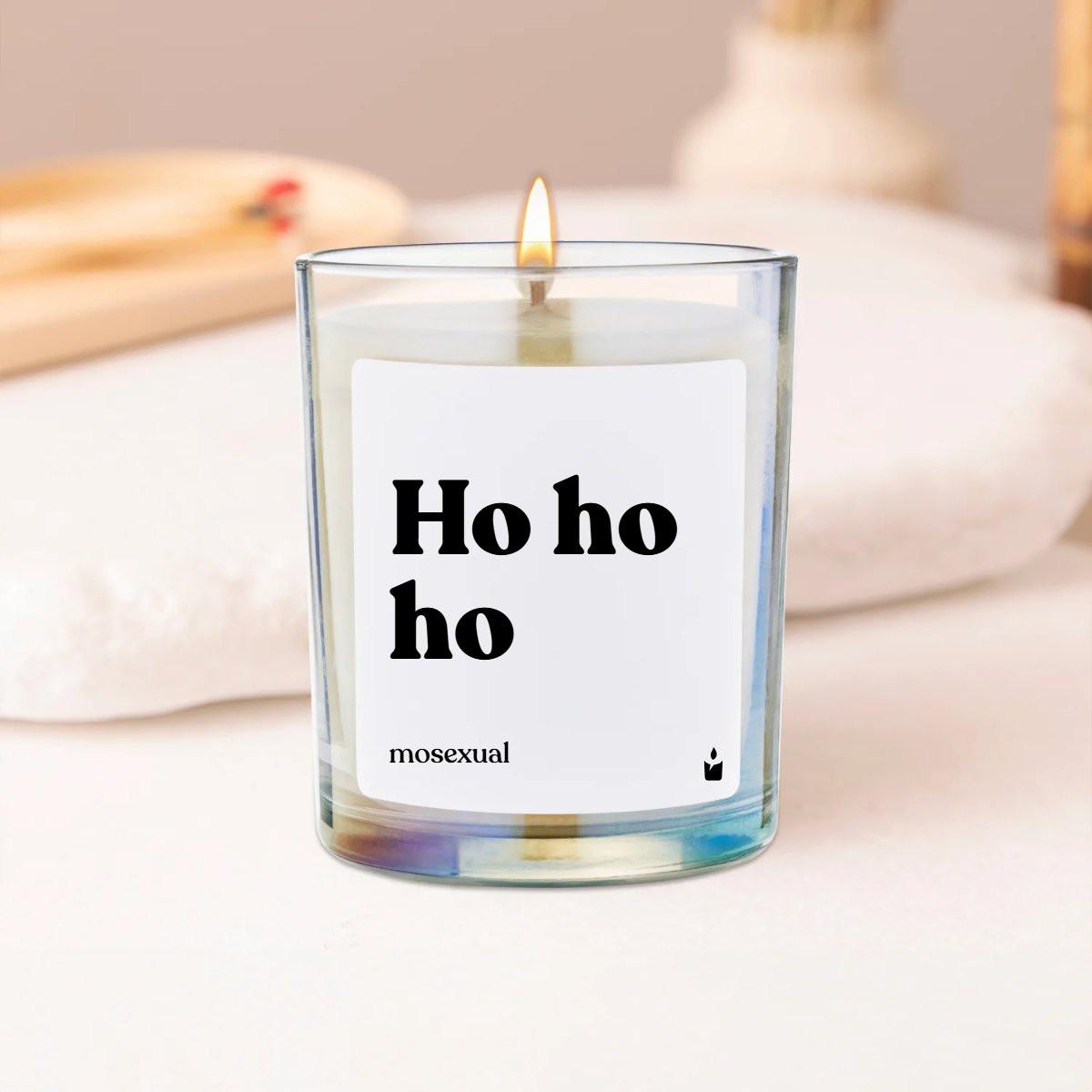 CandleHand Duftkerze Flowery Ho ho ho mosexual