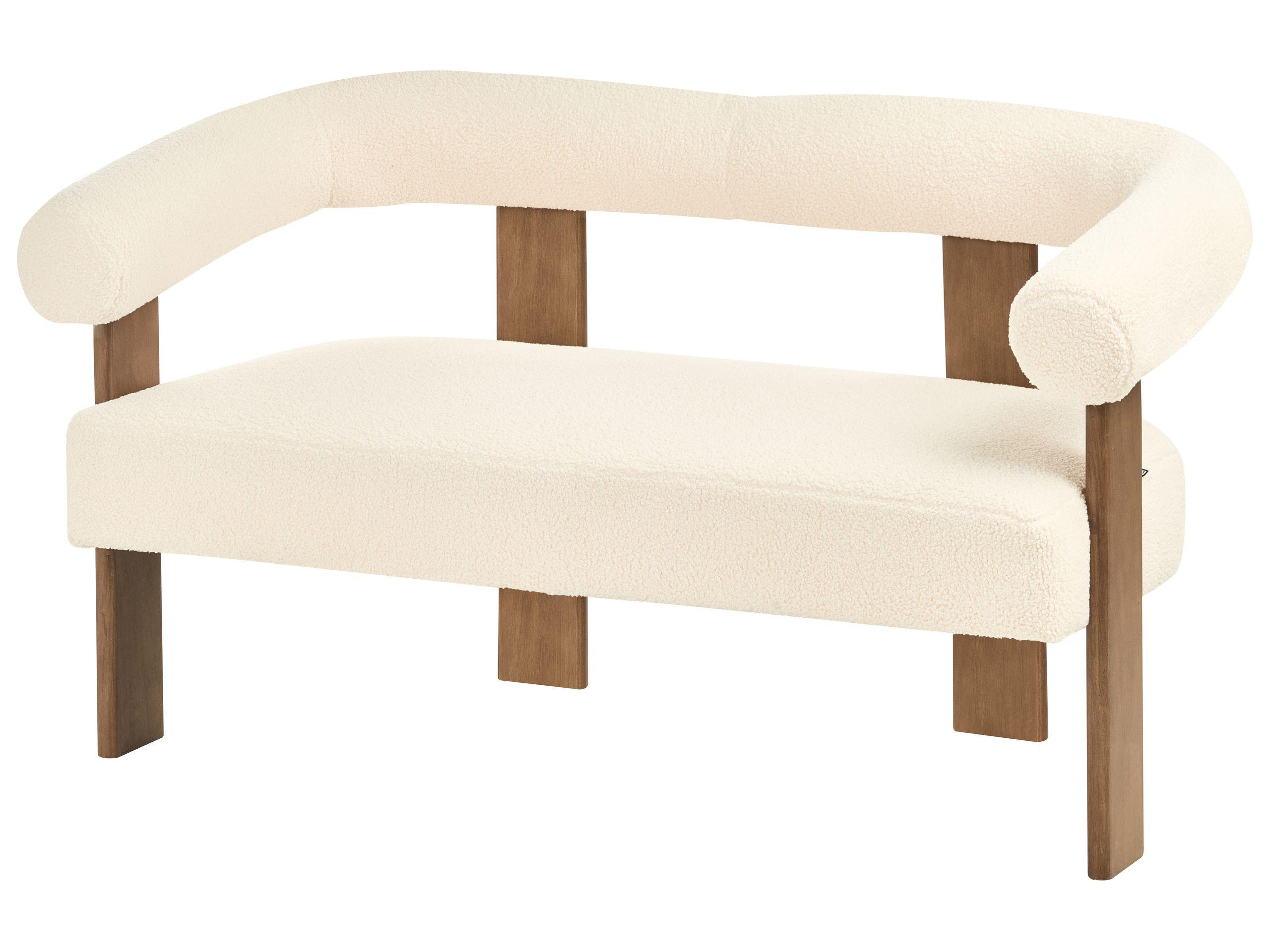 Beliani 2 Sitzer Sofa aus Bouclé Retro ILBRO