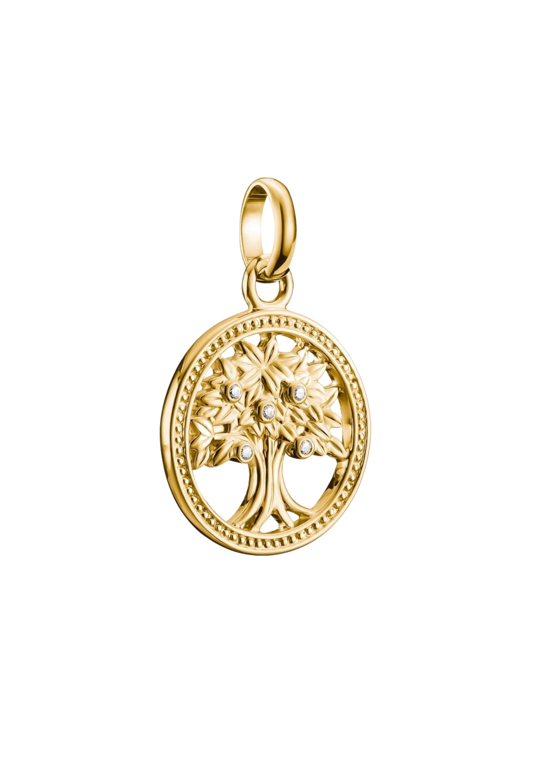 Thomas Sabo Charm-Anhänger Baum der Liebe mit Steinen Connect veret
