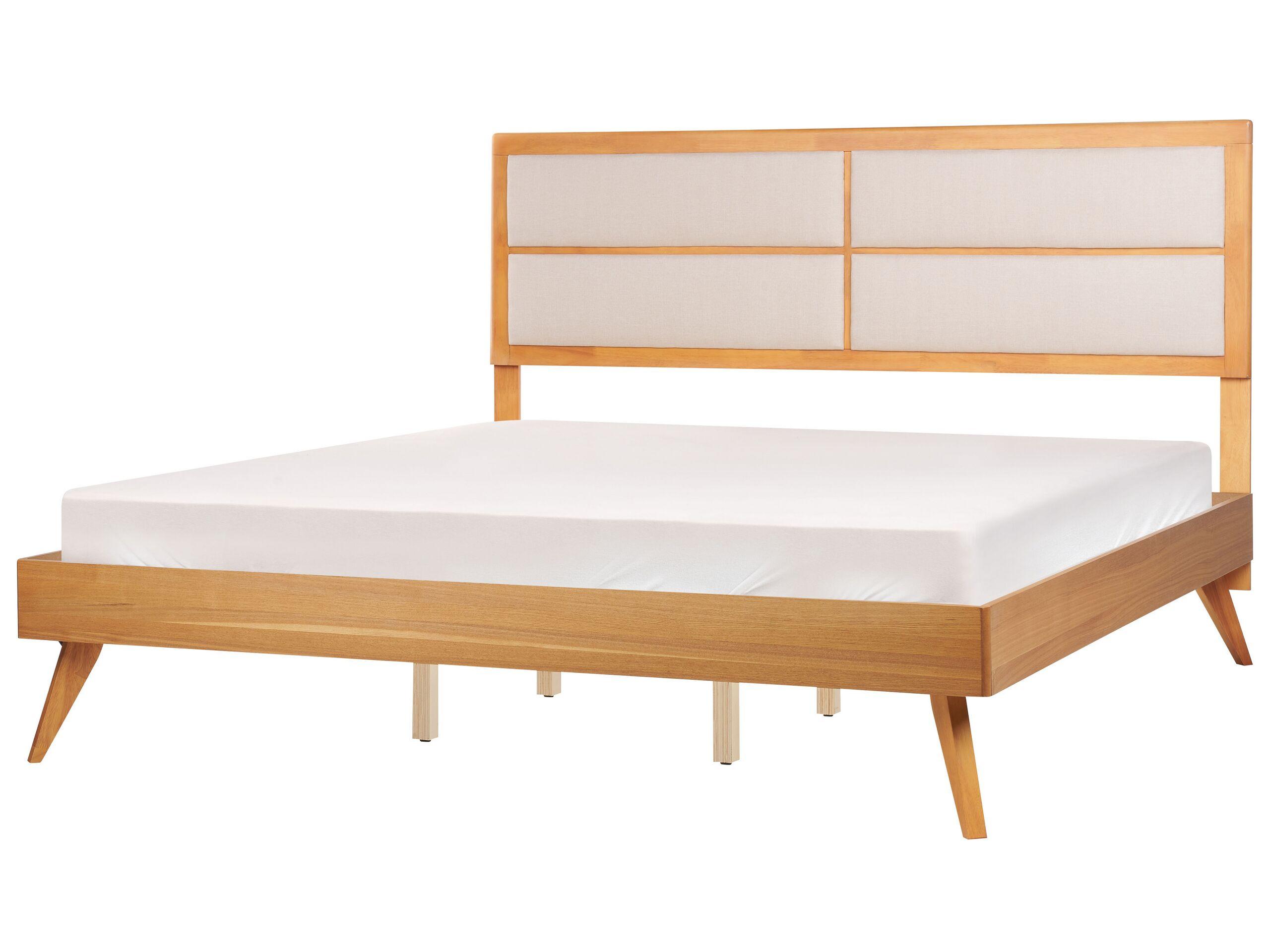 Beliani Bett mit Lattenrost aus MDF-Platte Retro POISSY