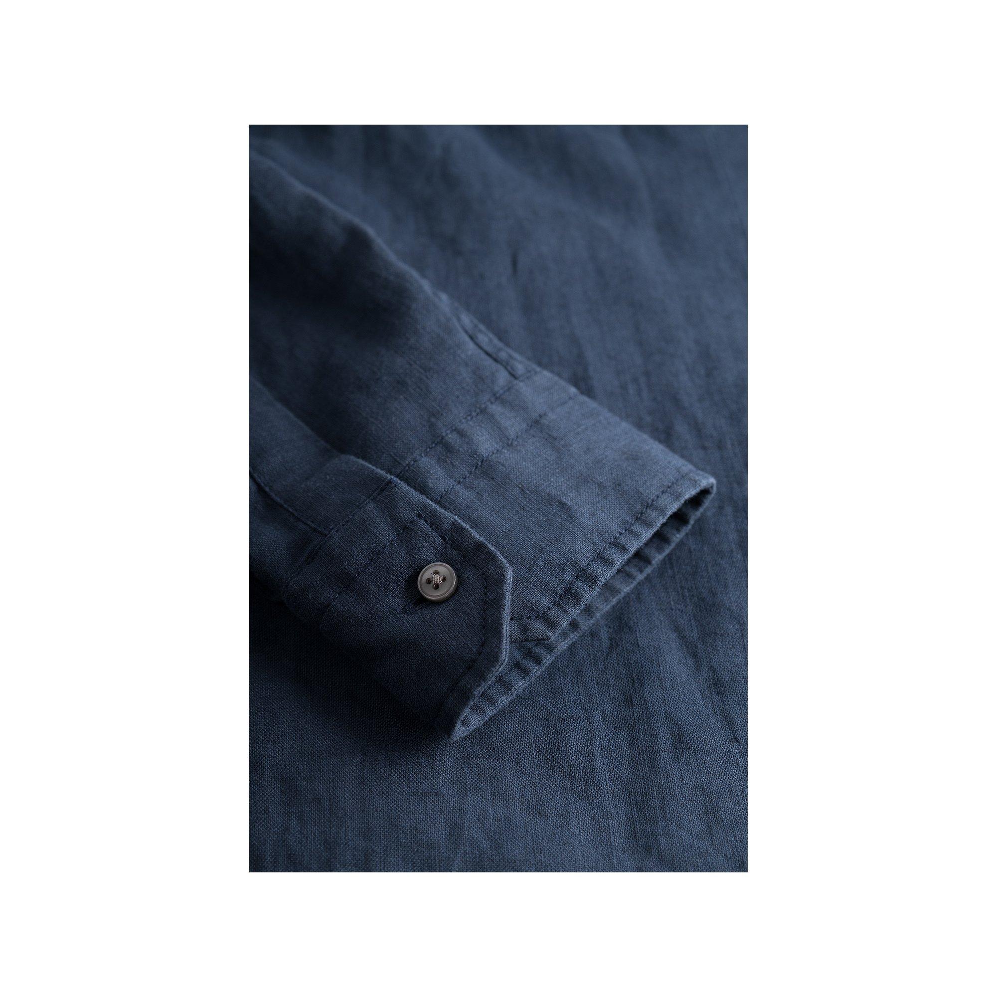 strellson Core Leinen Langarm Hemd