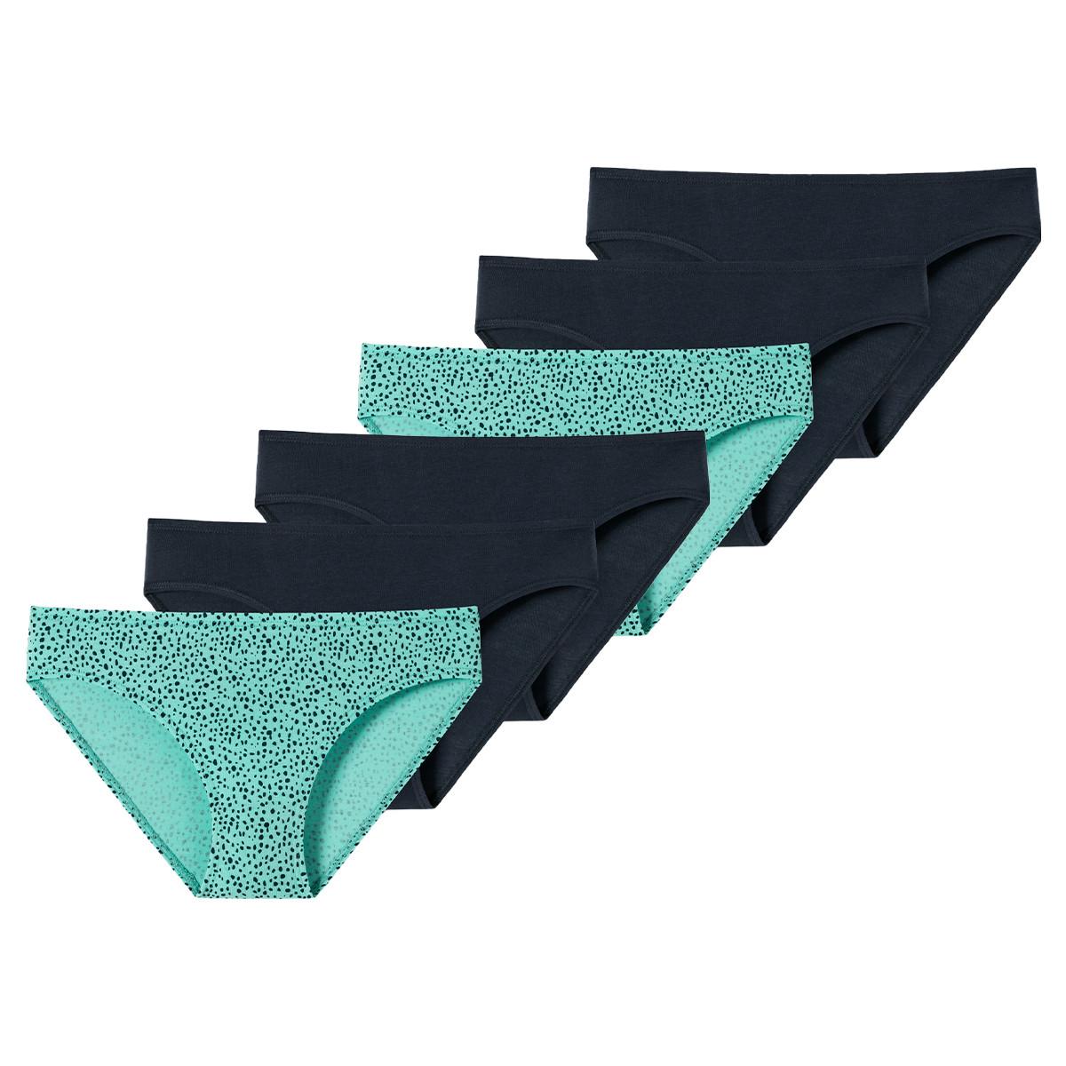 Schiesser 6er Pack Teens Girls 95/5 Organic Cotton - Slip