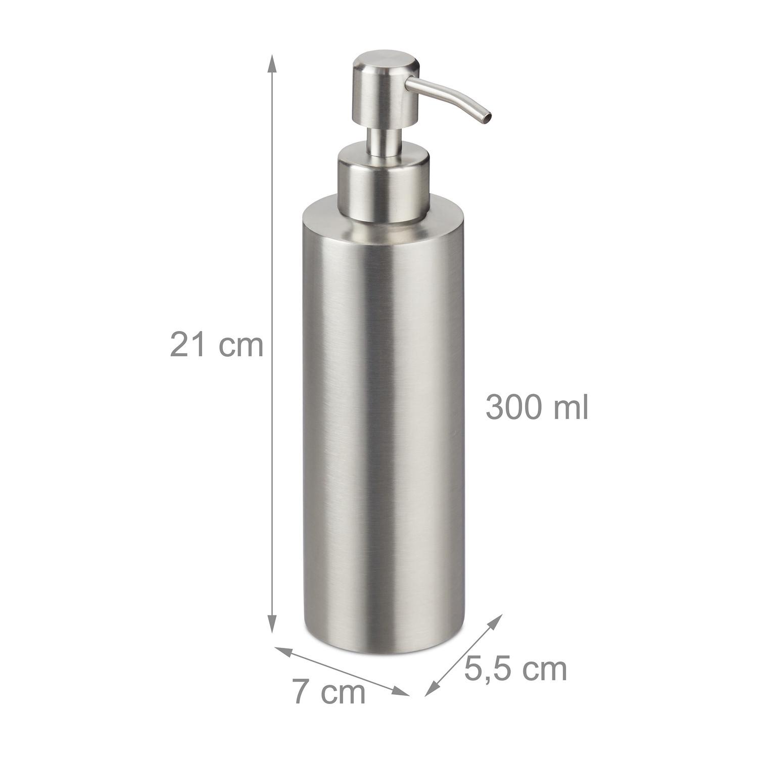 Northix Seifenpumpe aus Edelstahl 300 ml