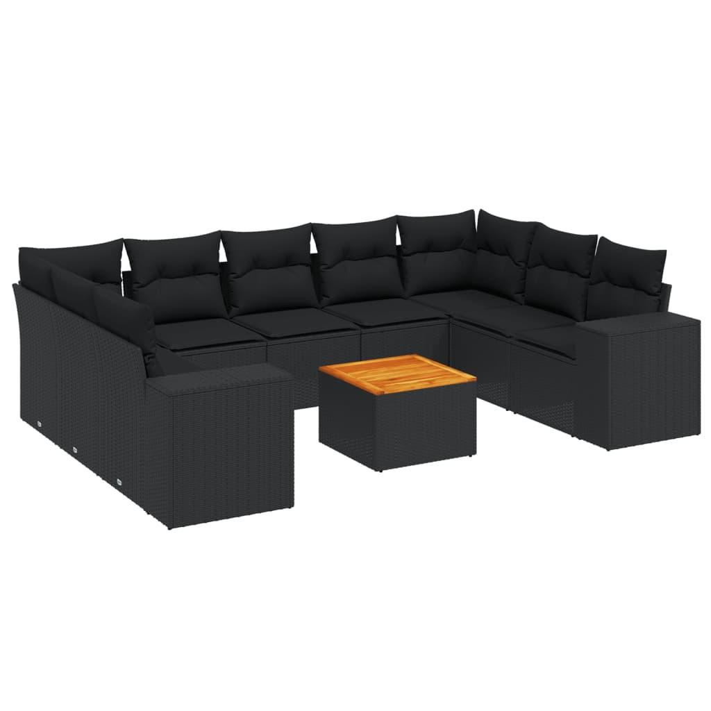 VidaXL Garten sofagarnitur poly-rattan
